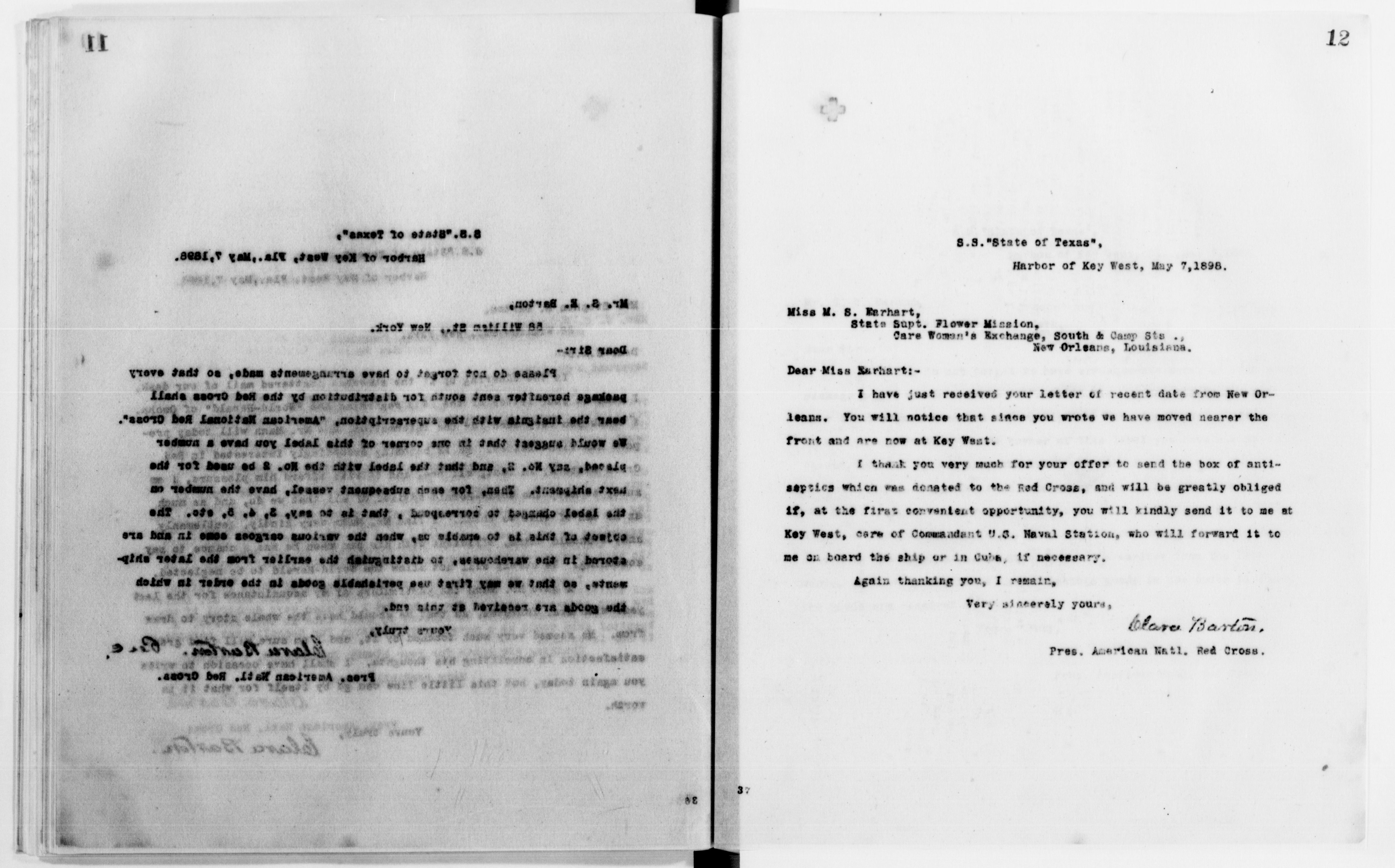 Scanned image of the current content page