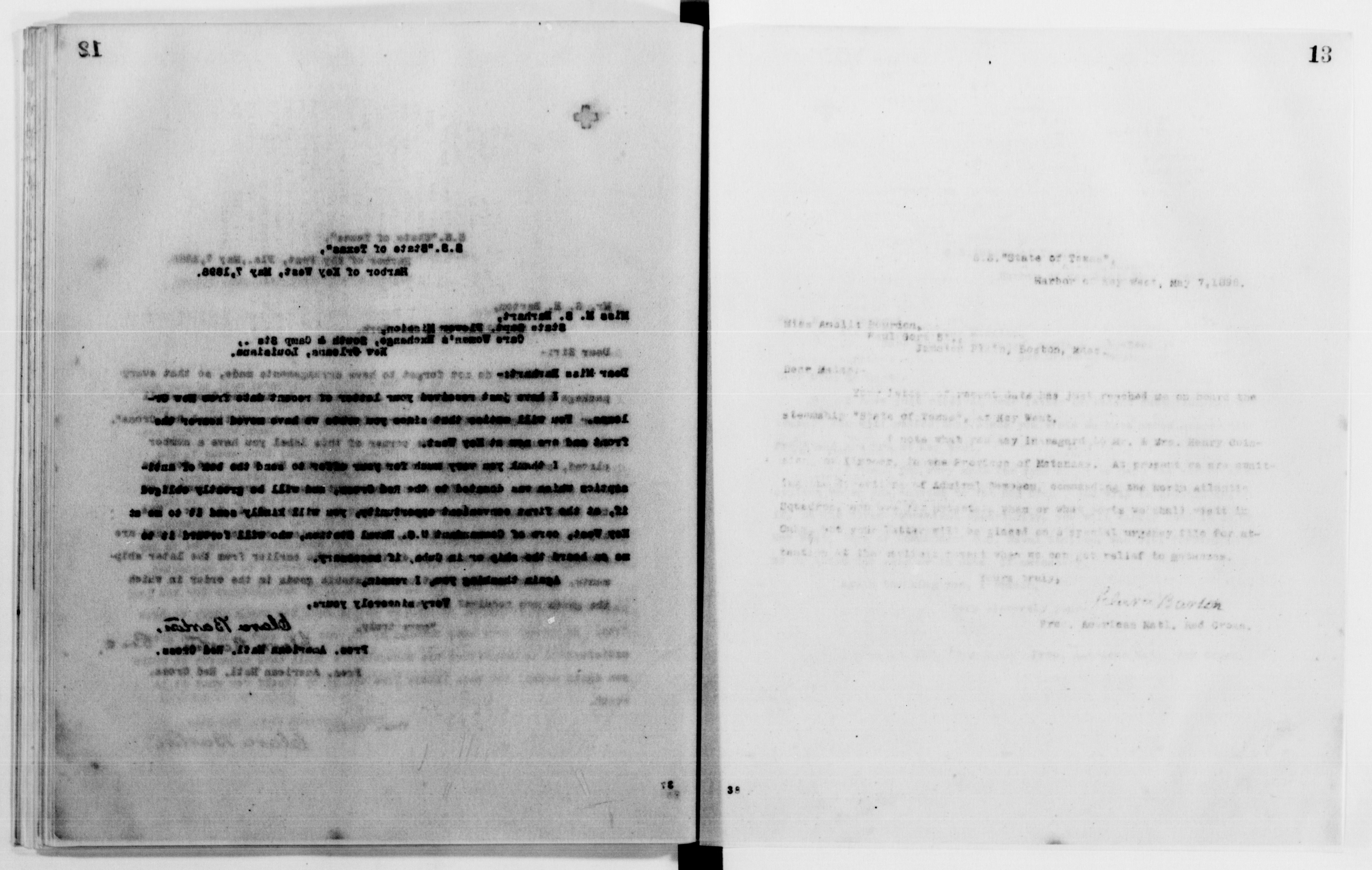 Scanned image of the current content page