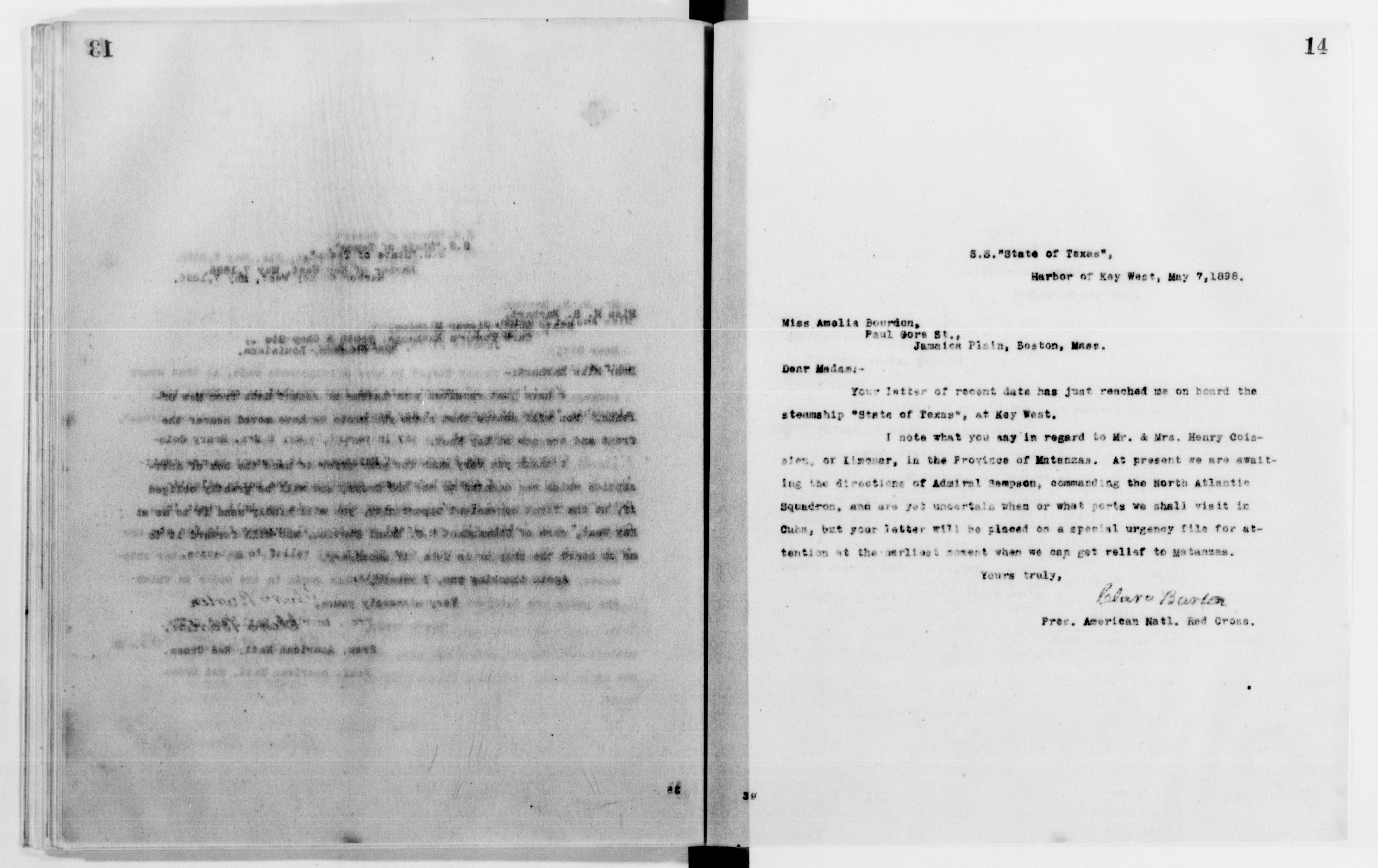 Scanned image of the current content page