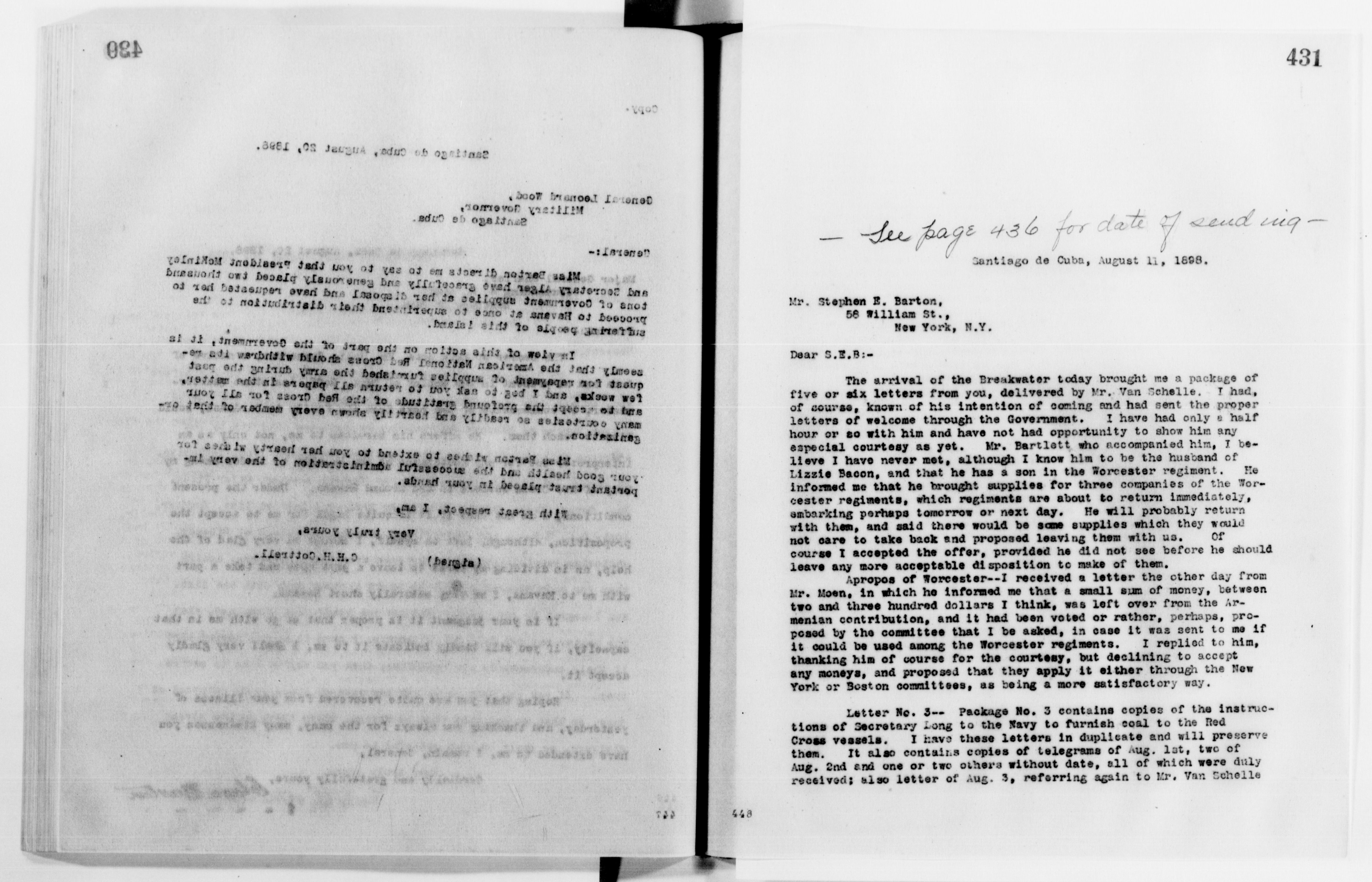 Scanned image of the current content page