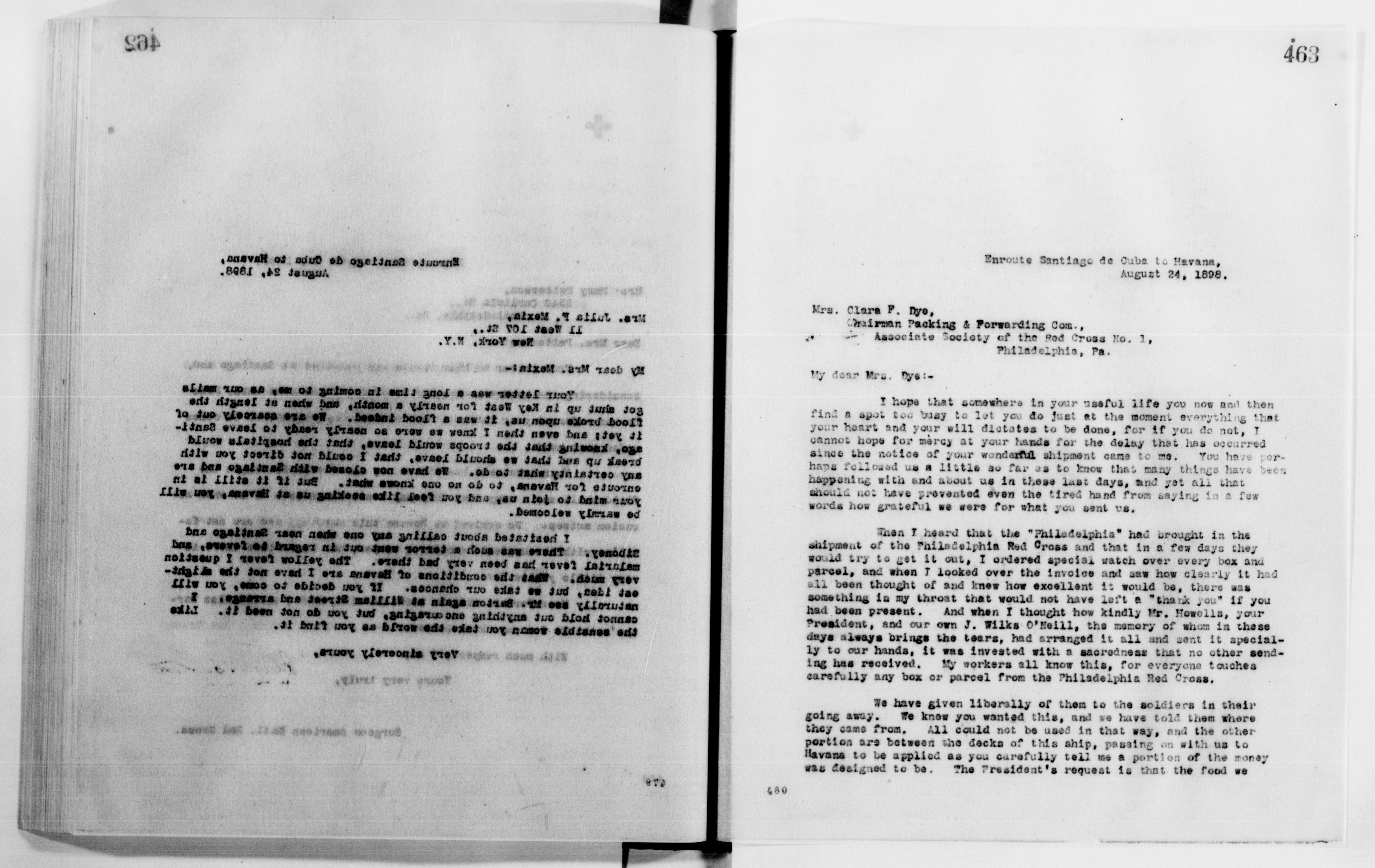 Scanned image of the current content page