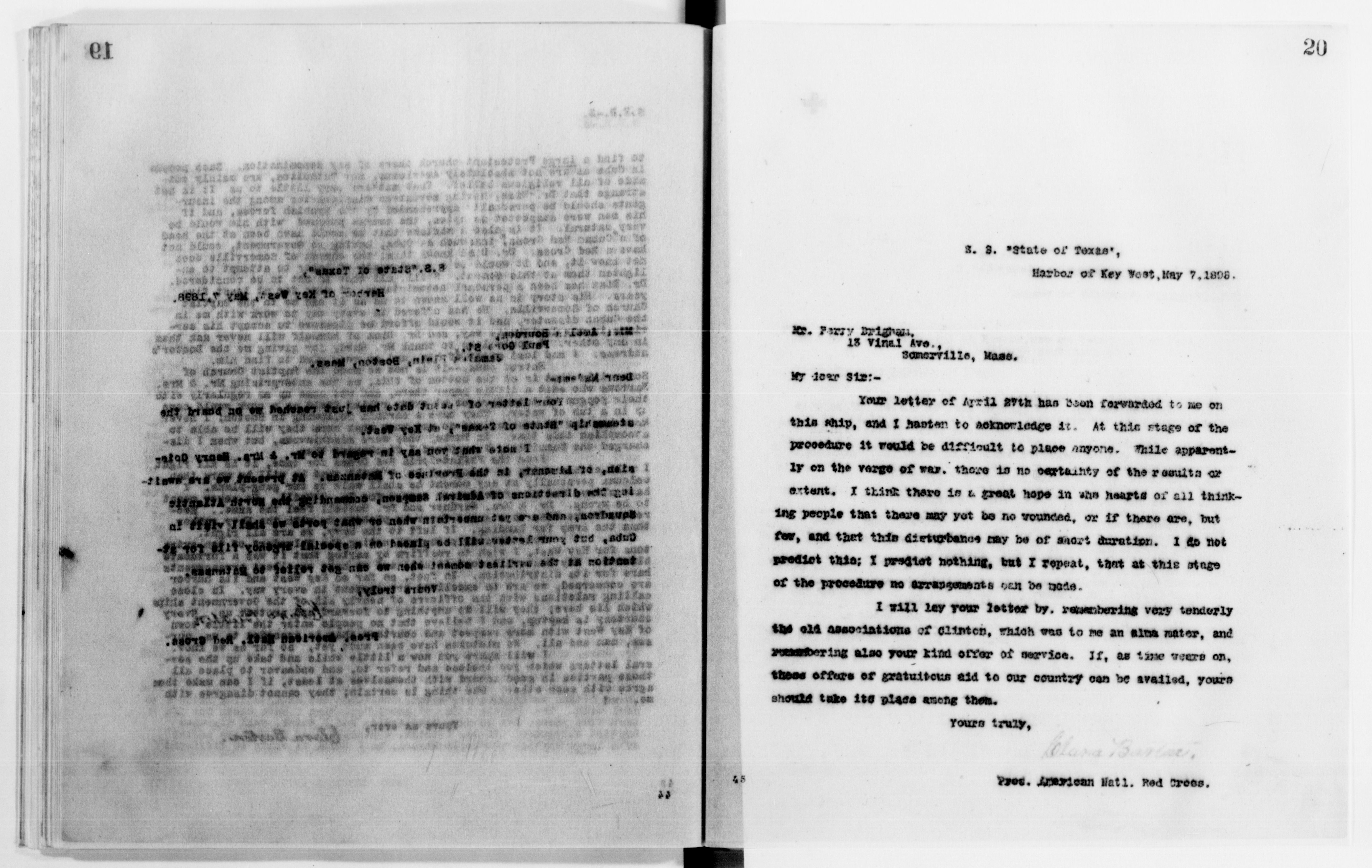 Scanned image of the current content page