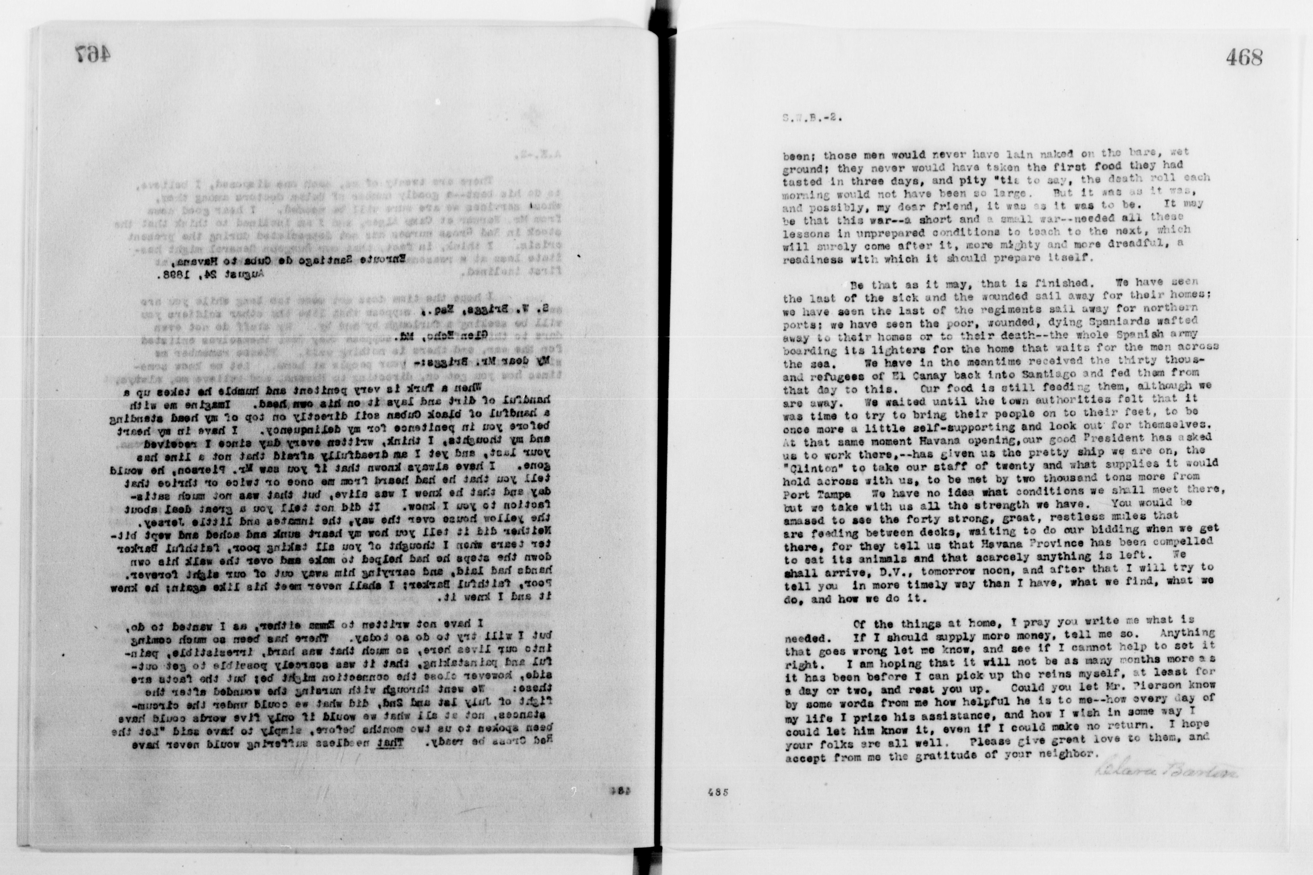 Scanned image of the current content page