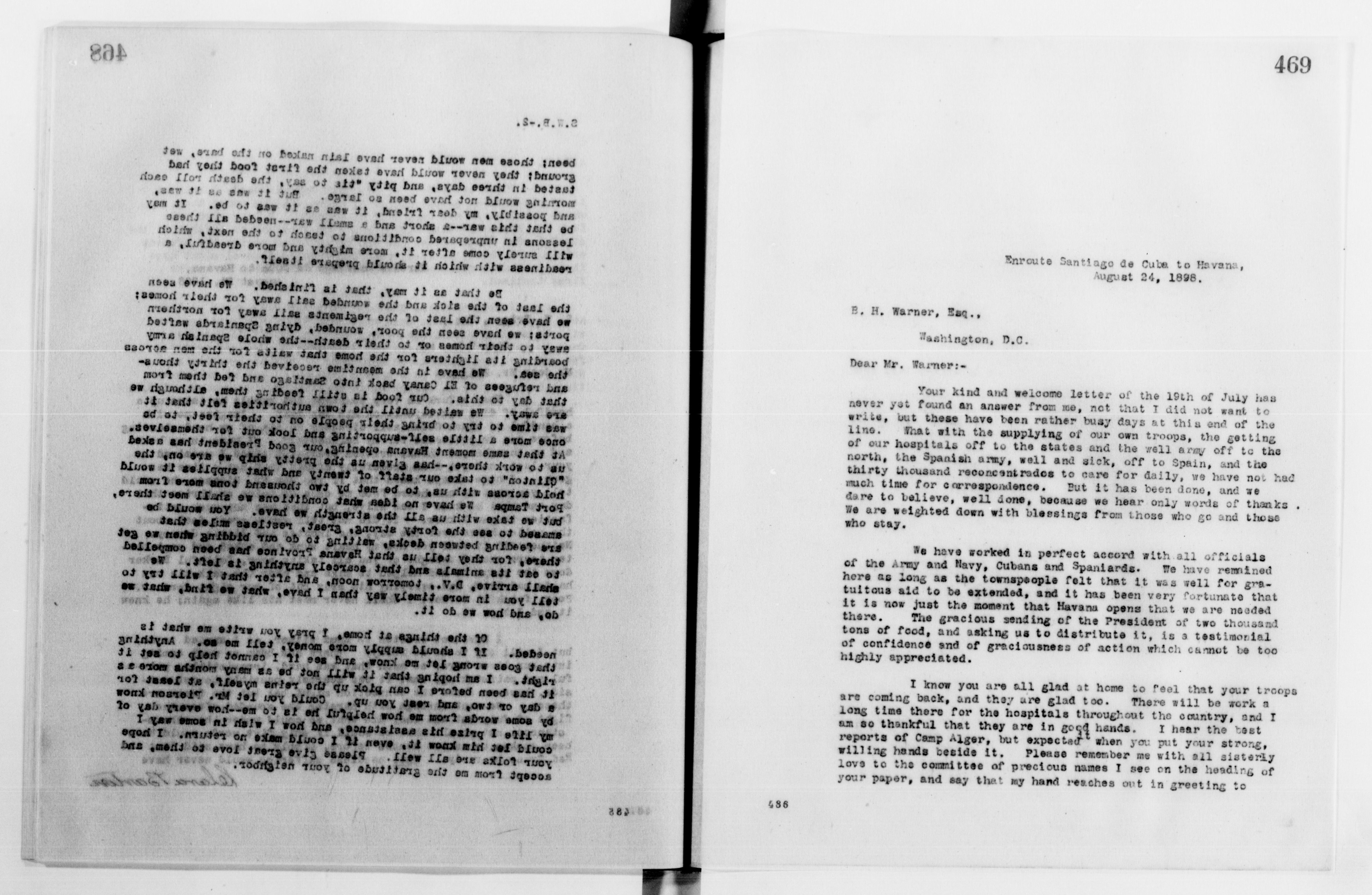 Scanned image of the current content page