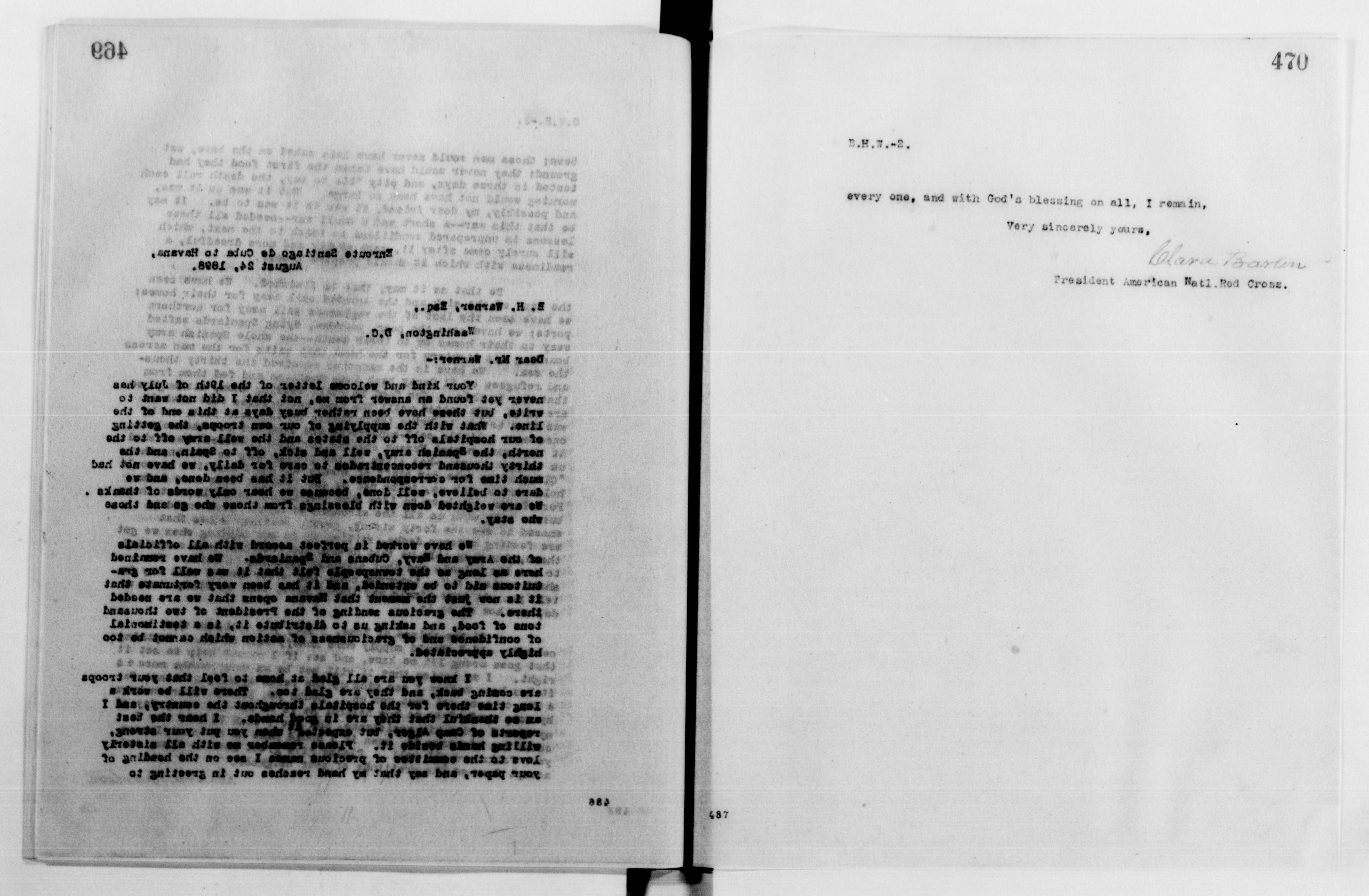 Scanned image of the current content page