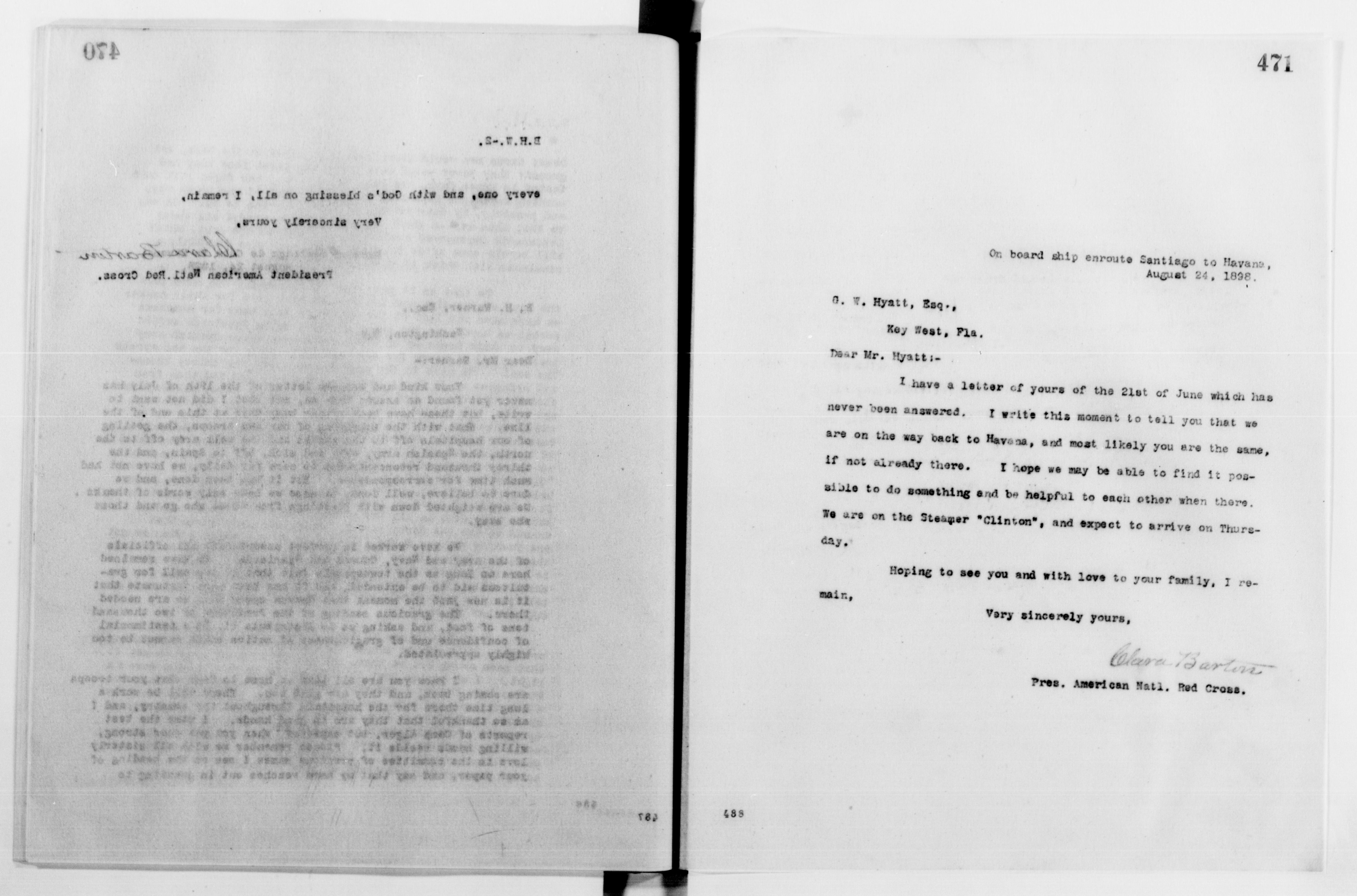 Scanned image of the current content page