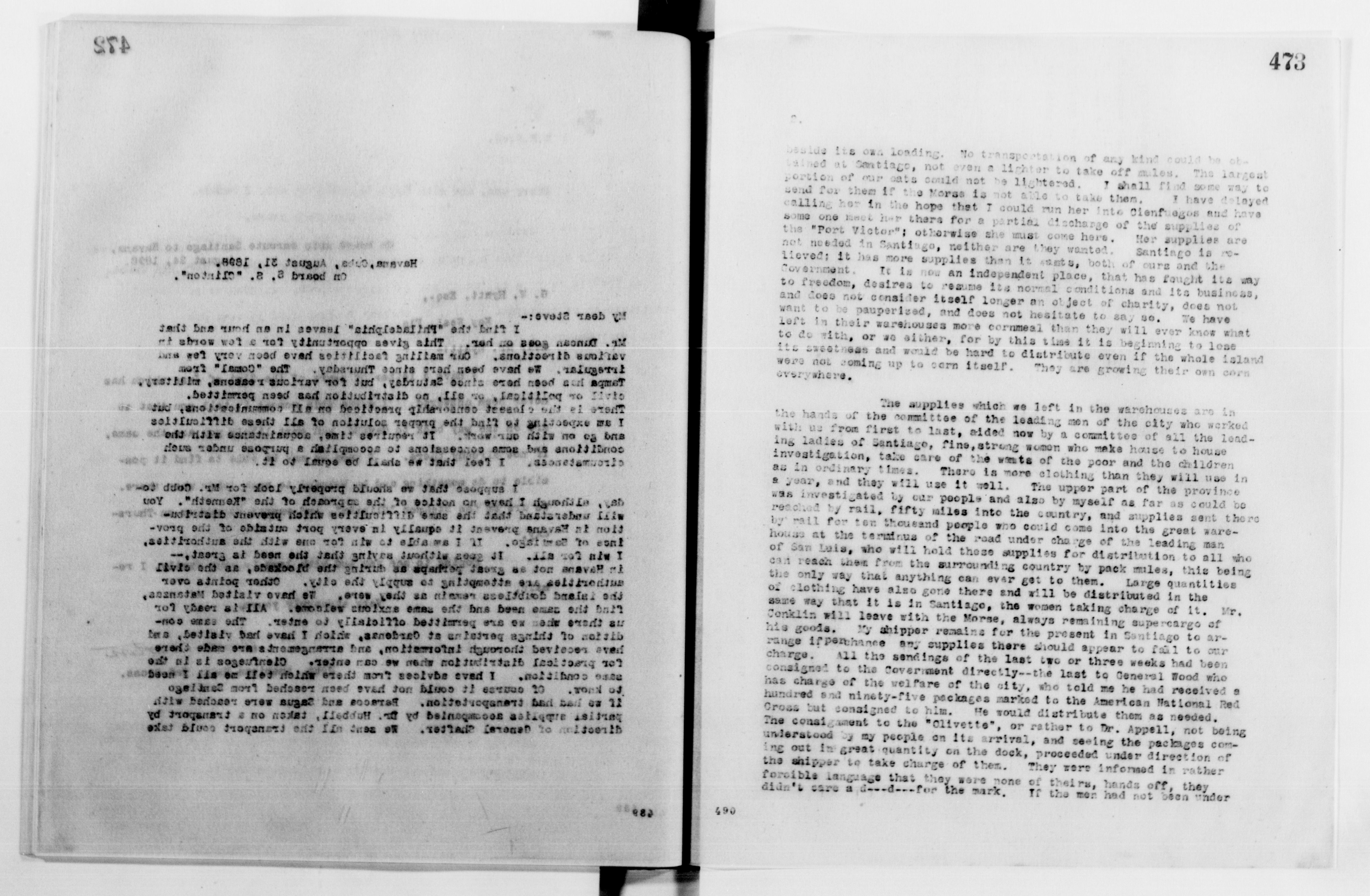 Scanned image of the current content page