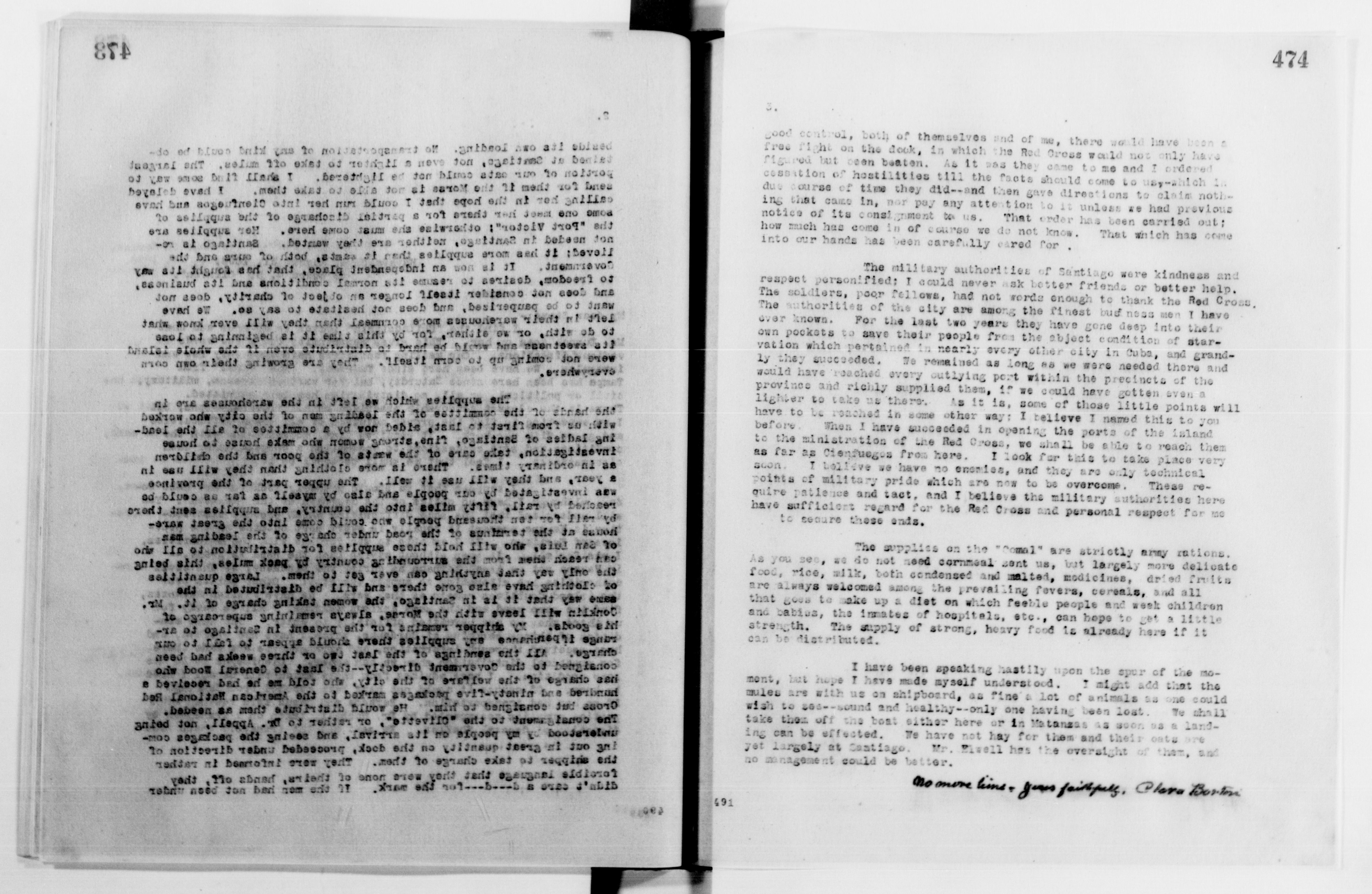 Scanned image of the current content page