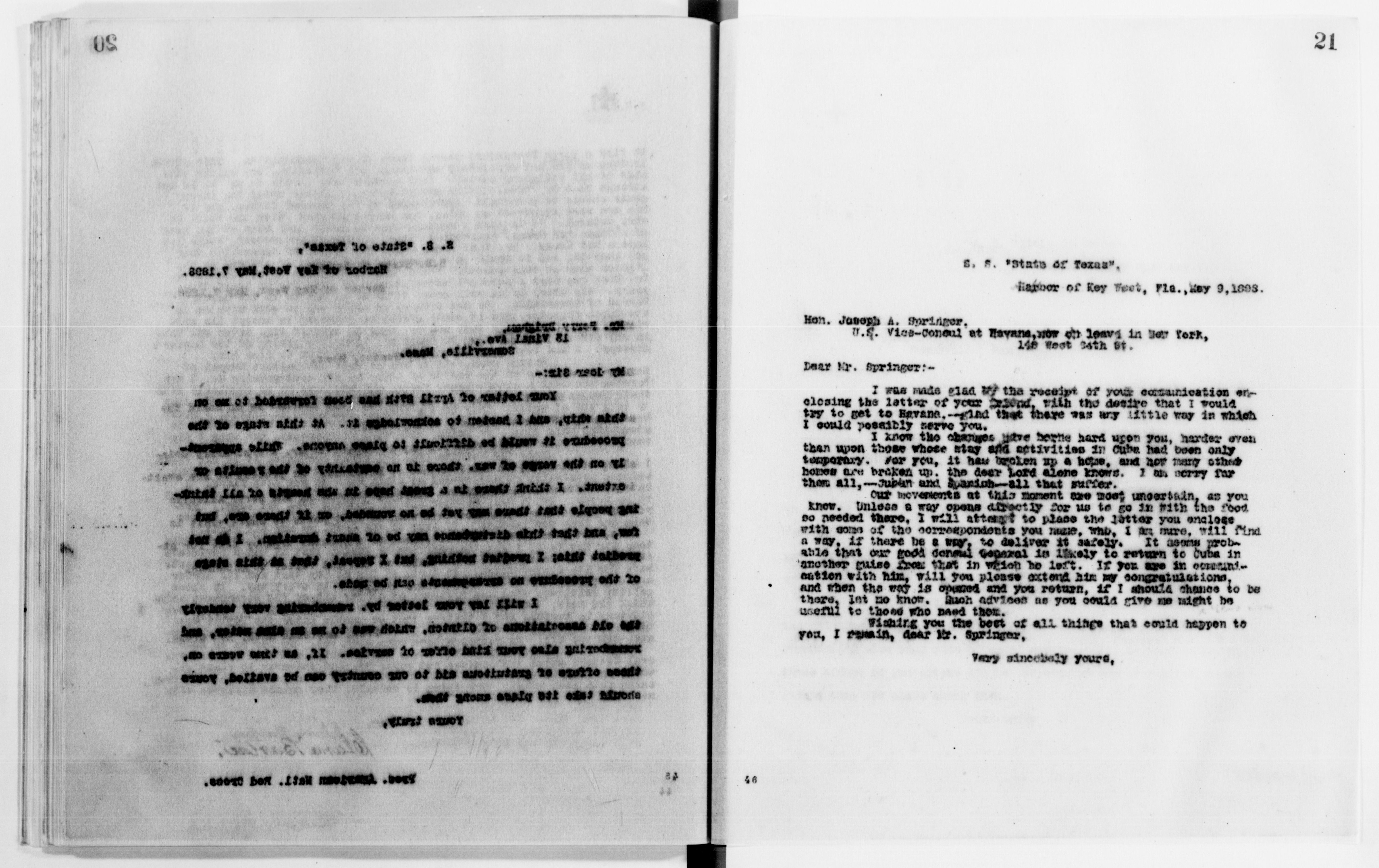 Scanned image of the current content page