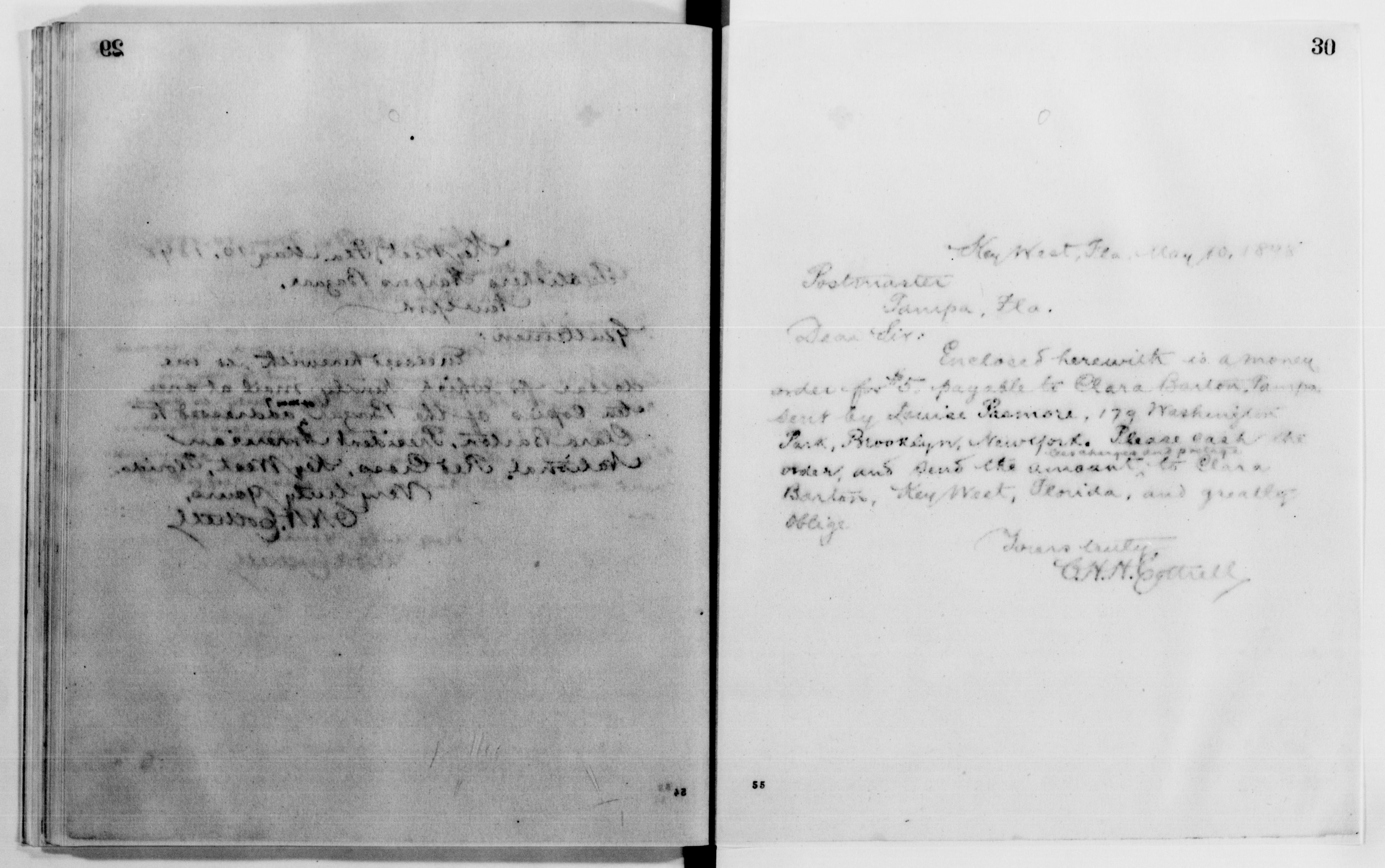 Scanned image of the current content page