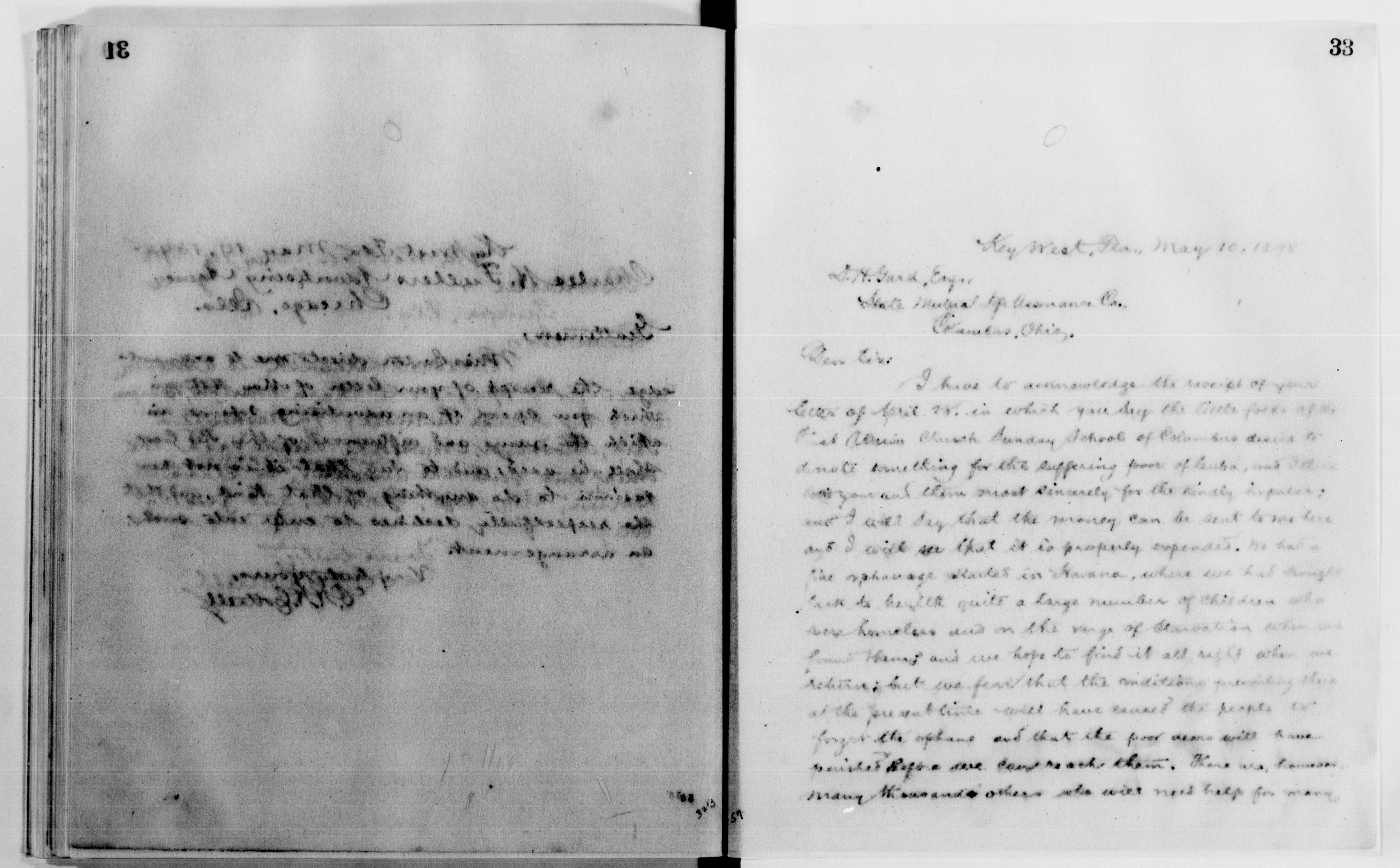 Scanned image of the current content page