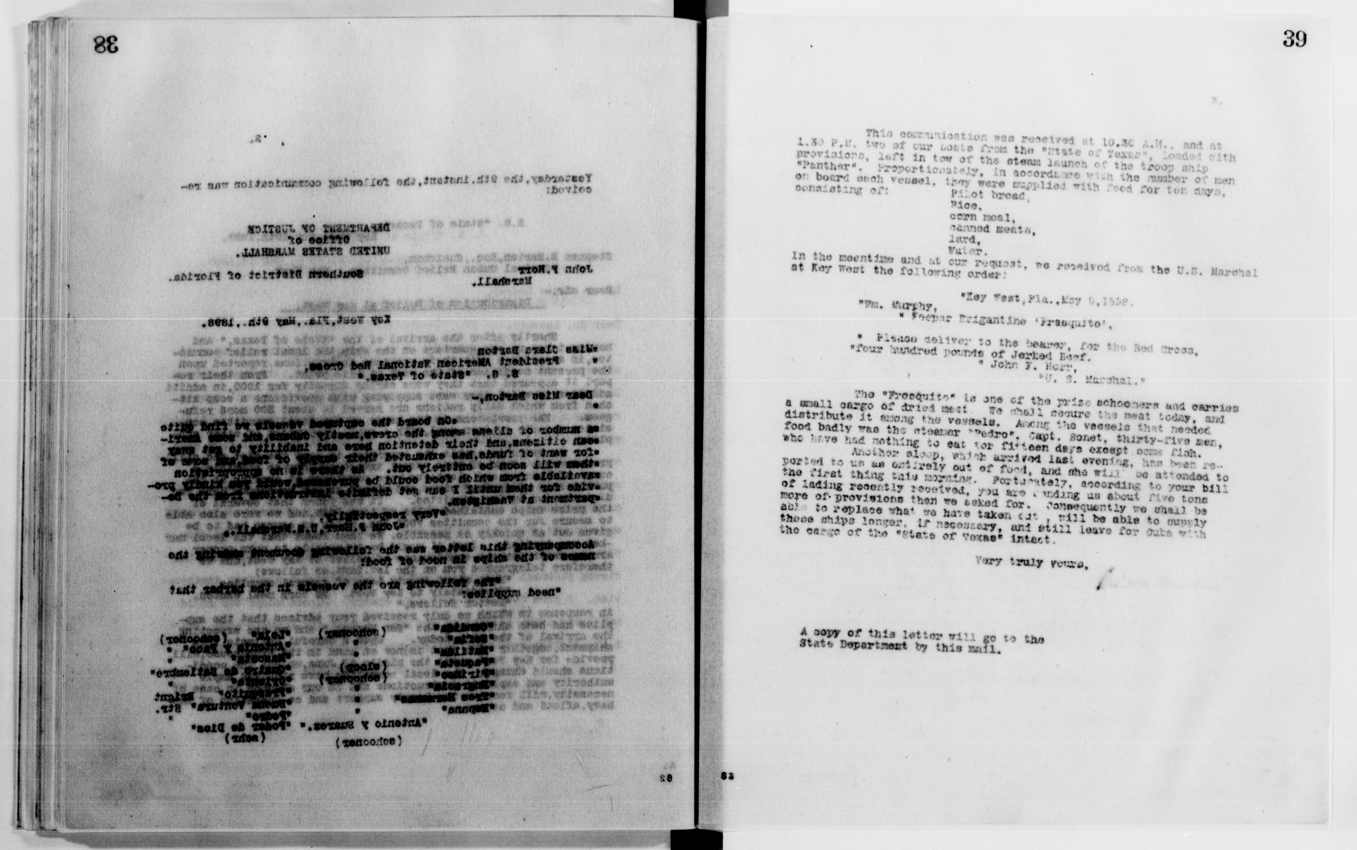 Scanned image of the current content page
