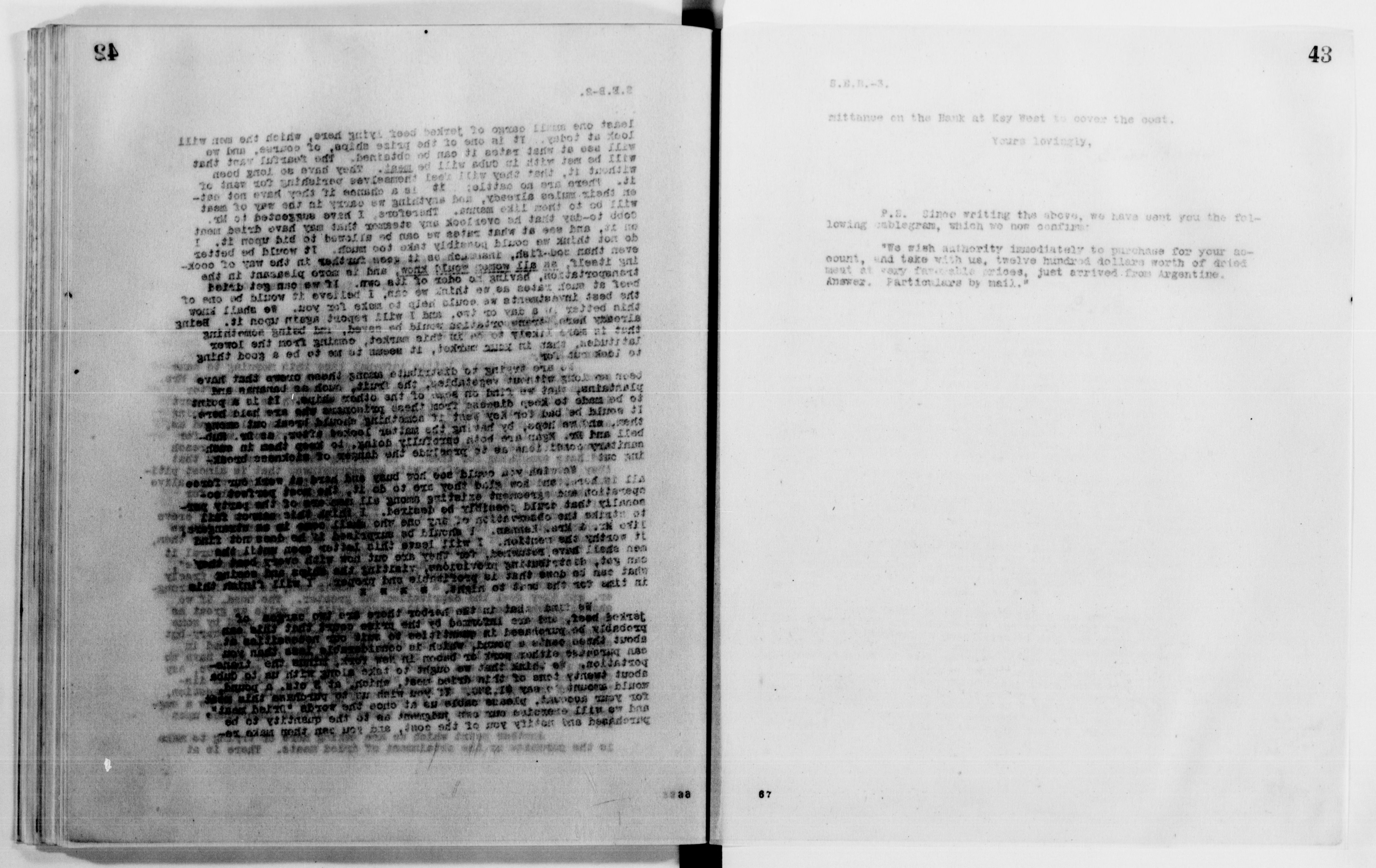 Scanned image of the current content page