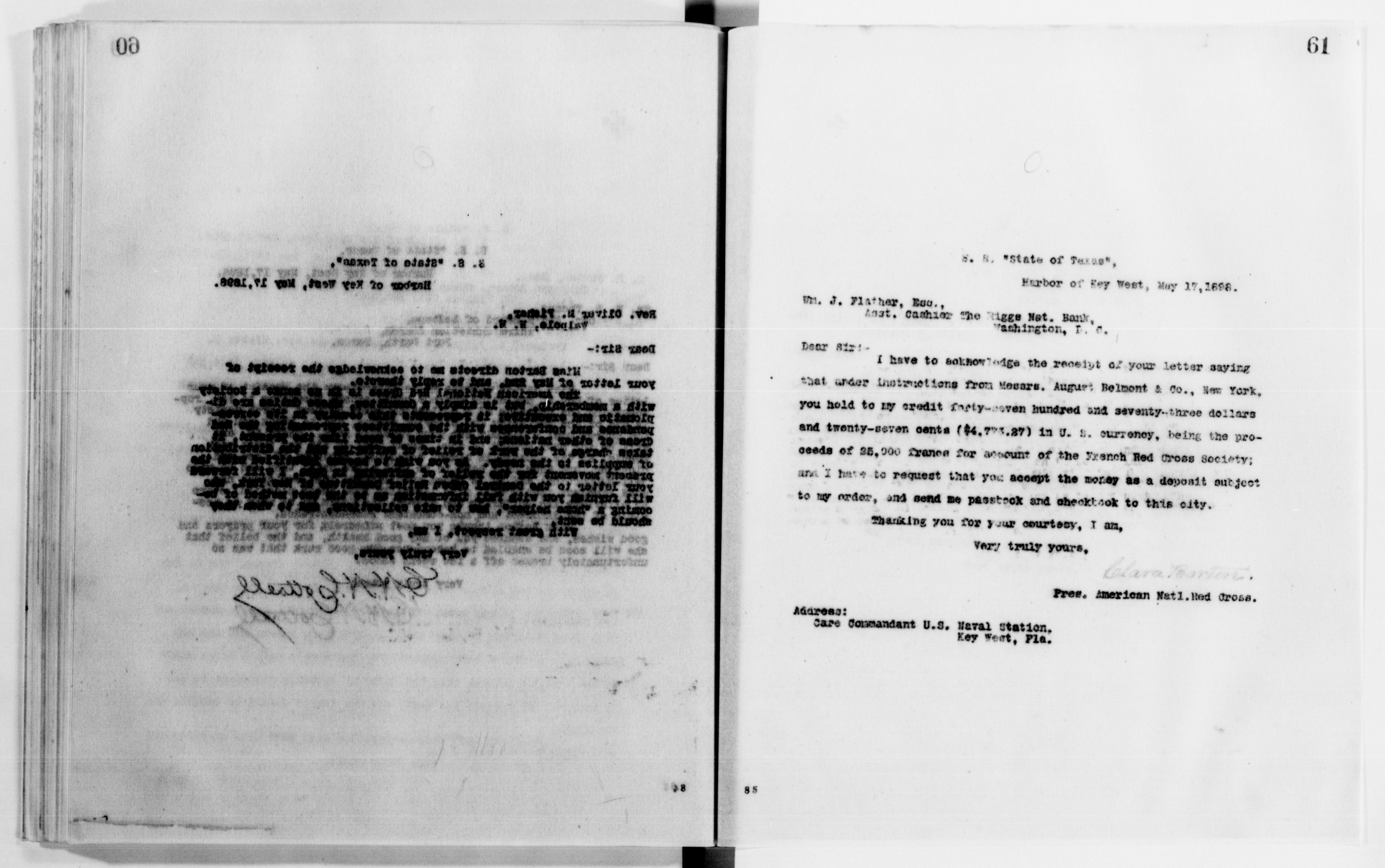 Scanned image of the current content page