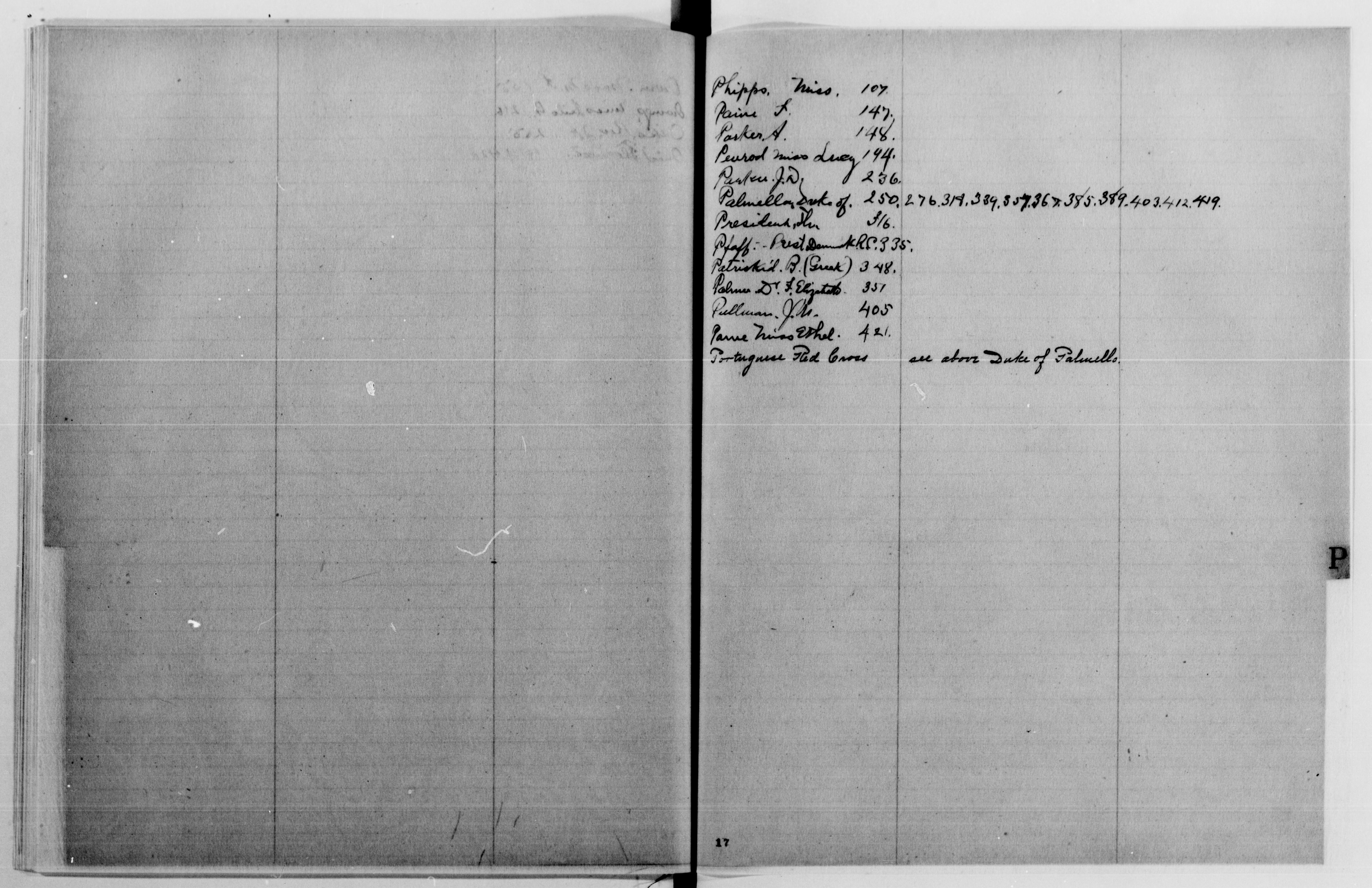 Scanned image of the current content page