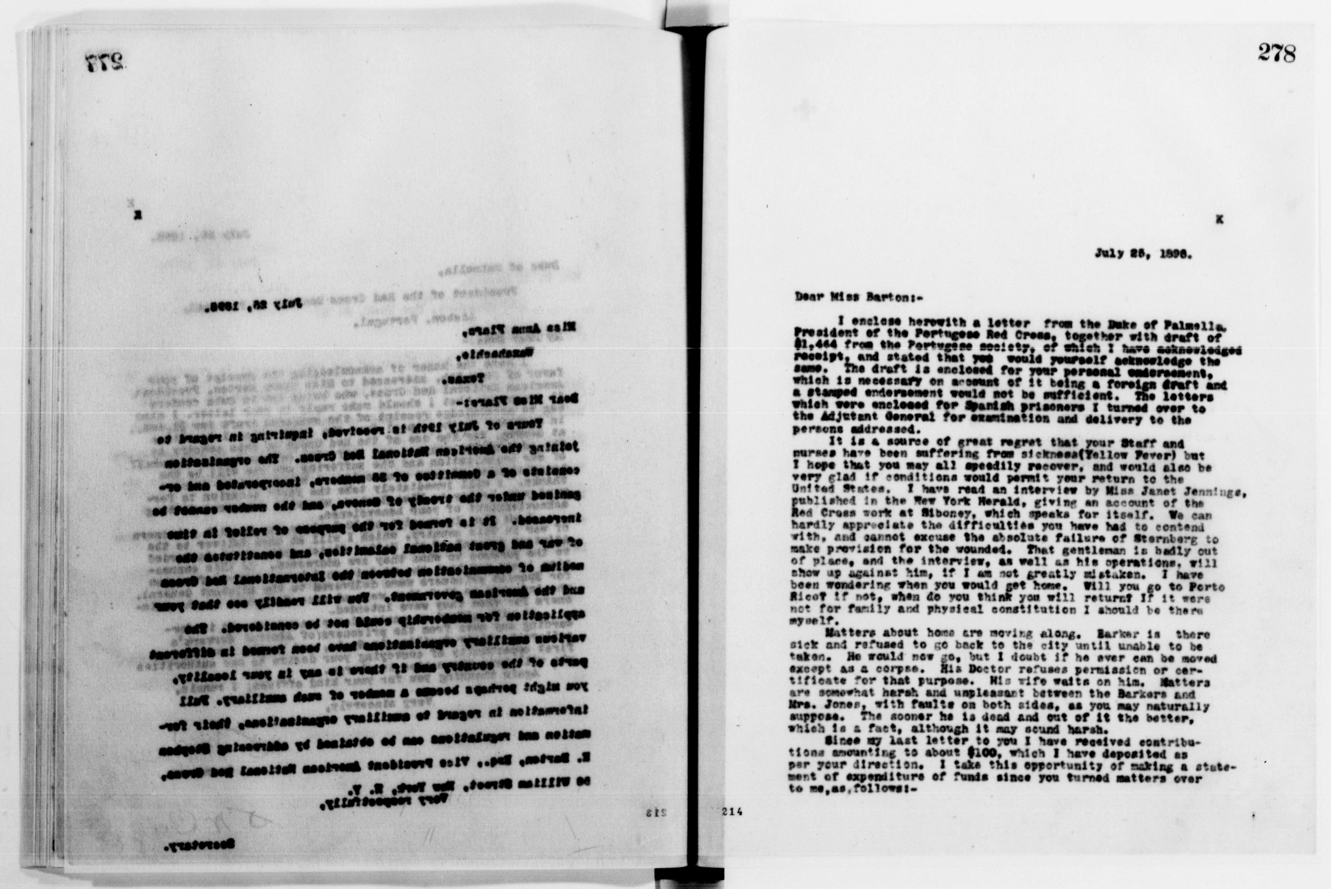 Scanned image of the current content page