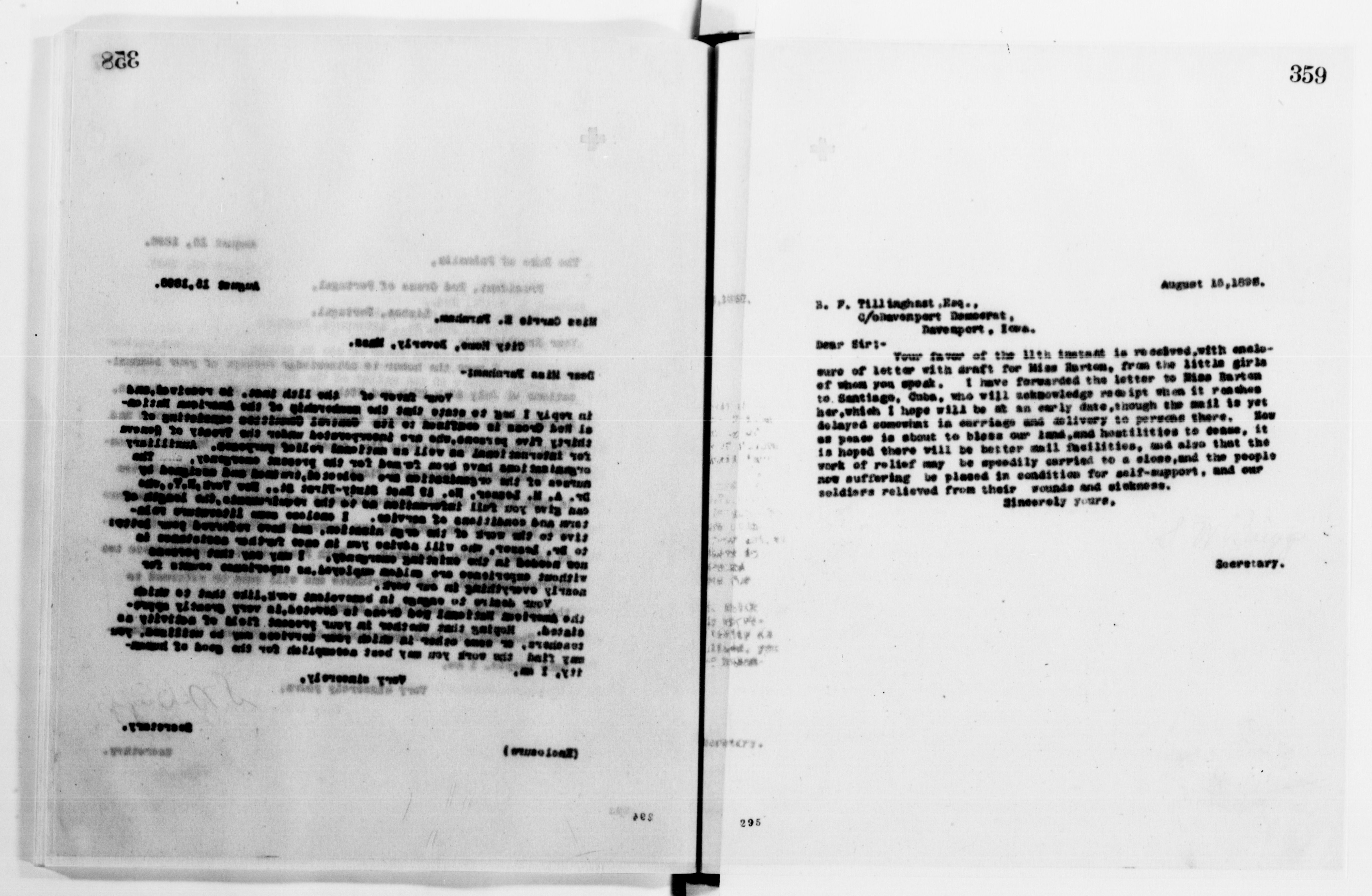 Scanned image of the current content page