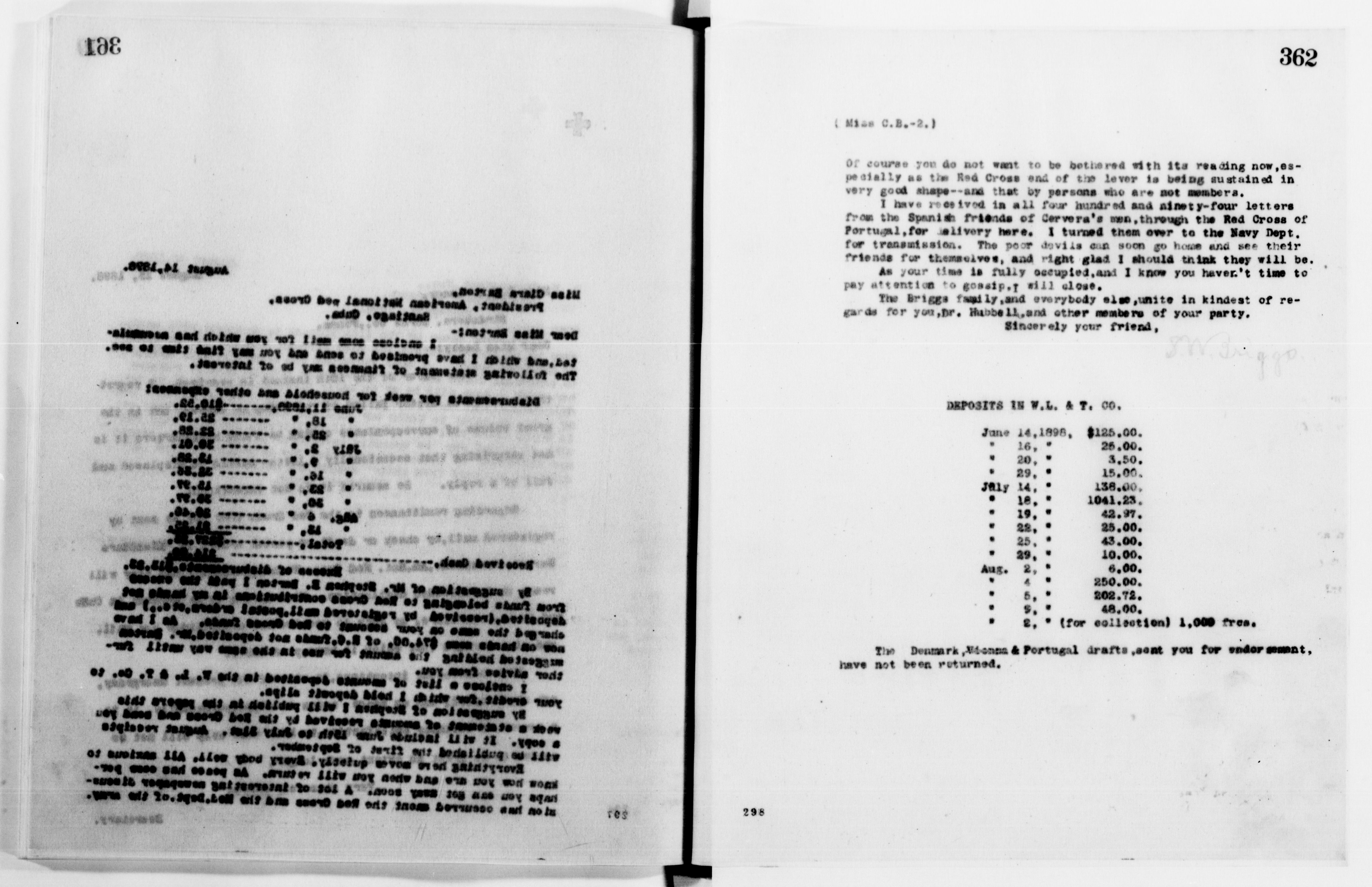 Scanned image of the current content page