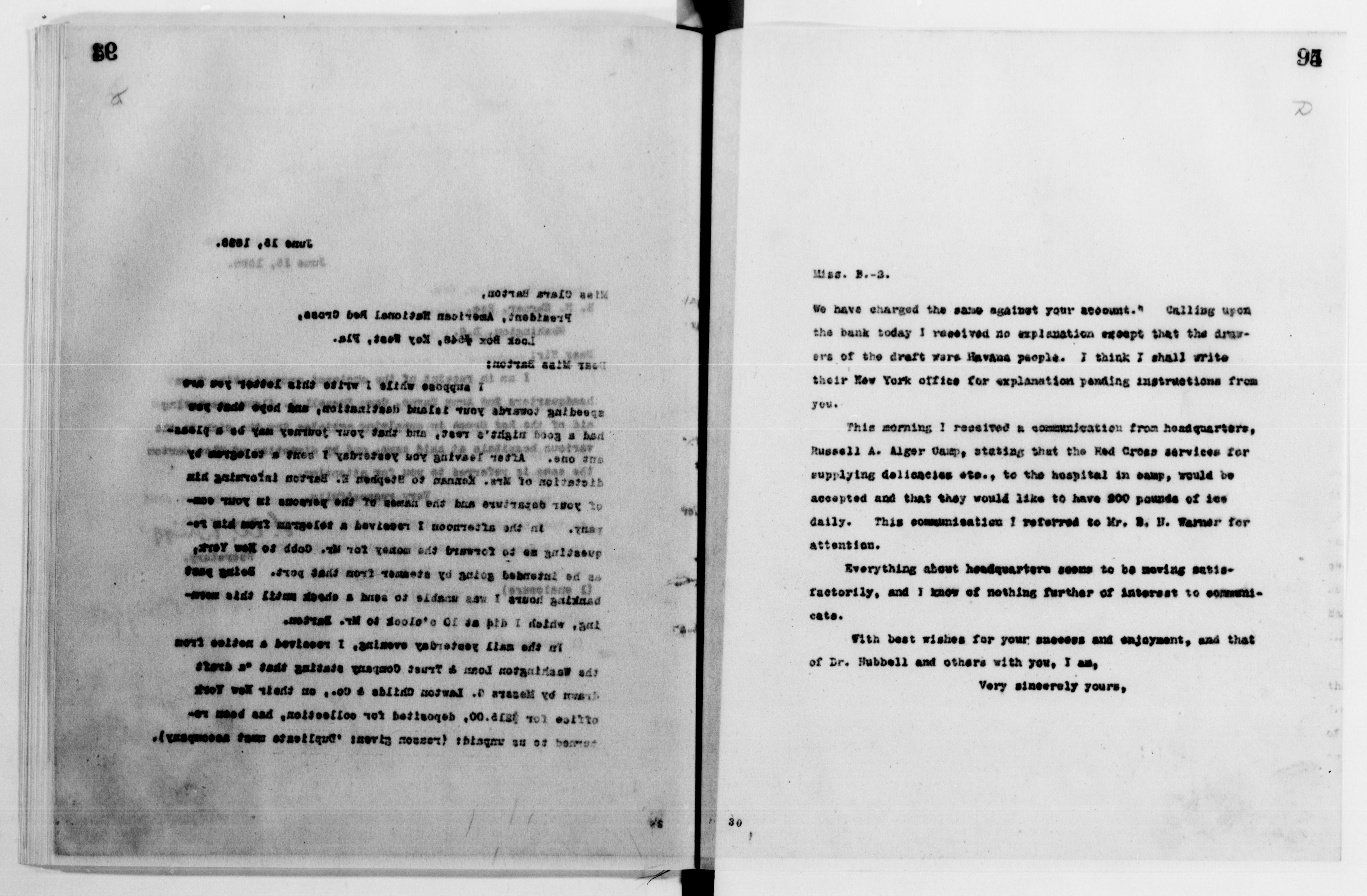 Scanned image of the current content page