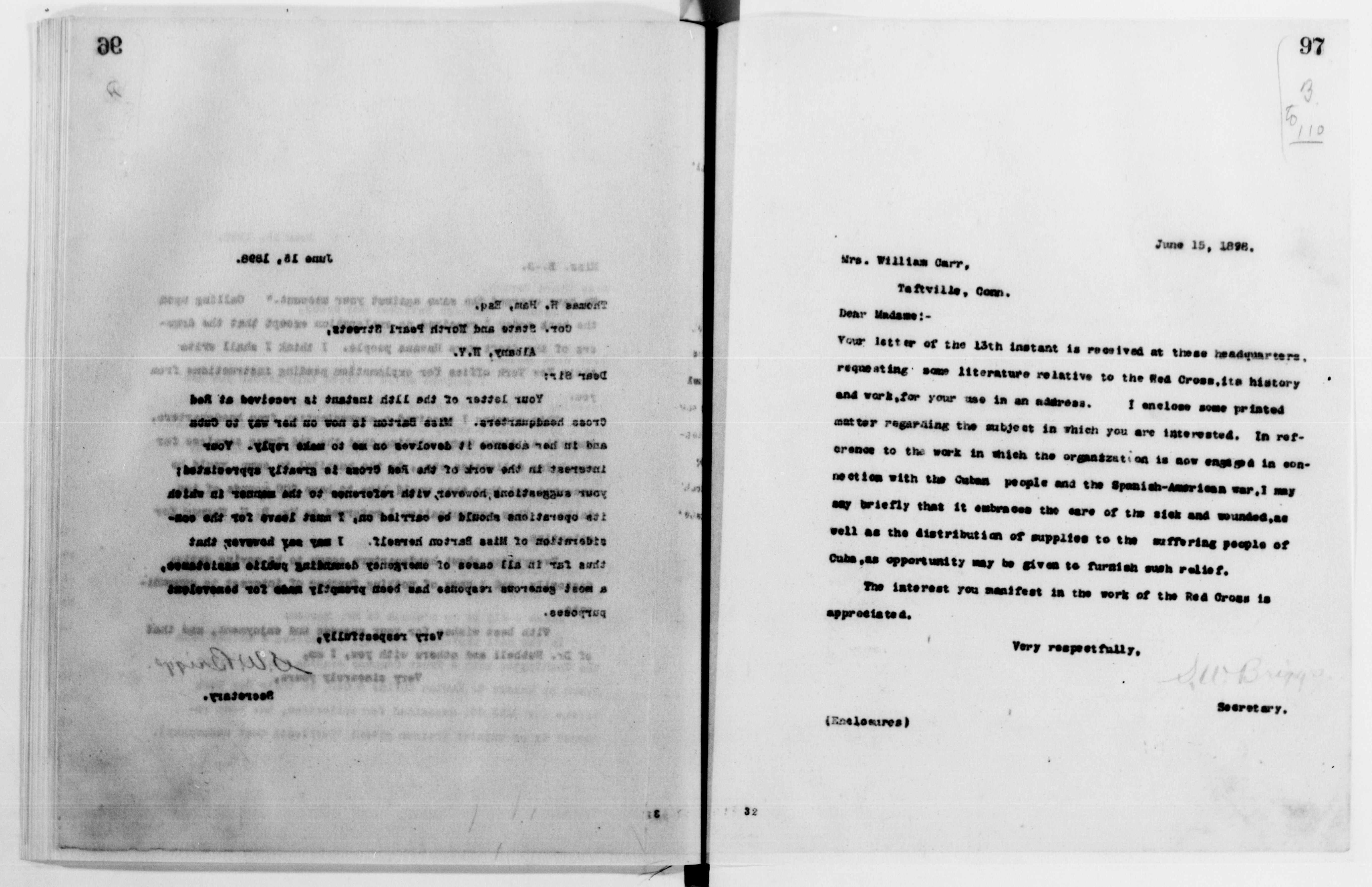 Scanned image of the current content page