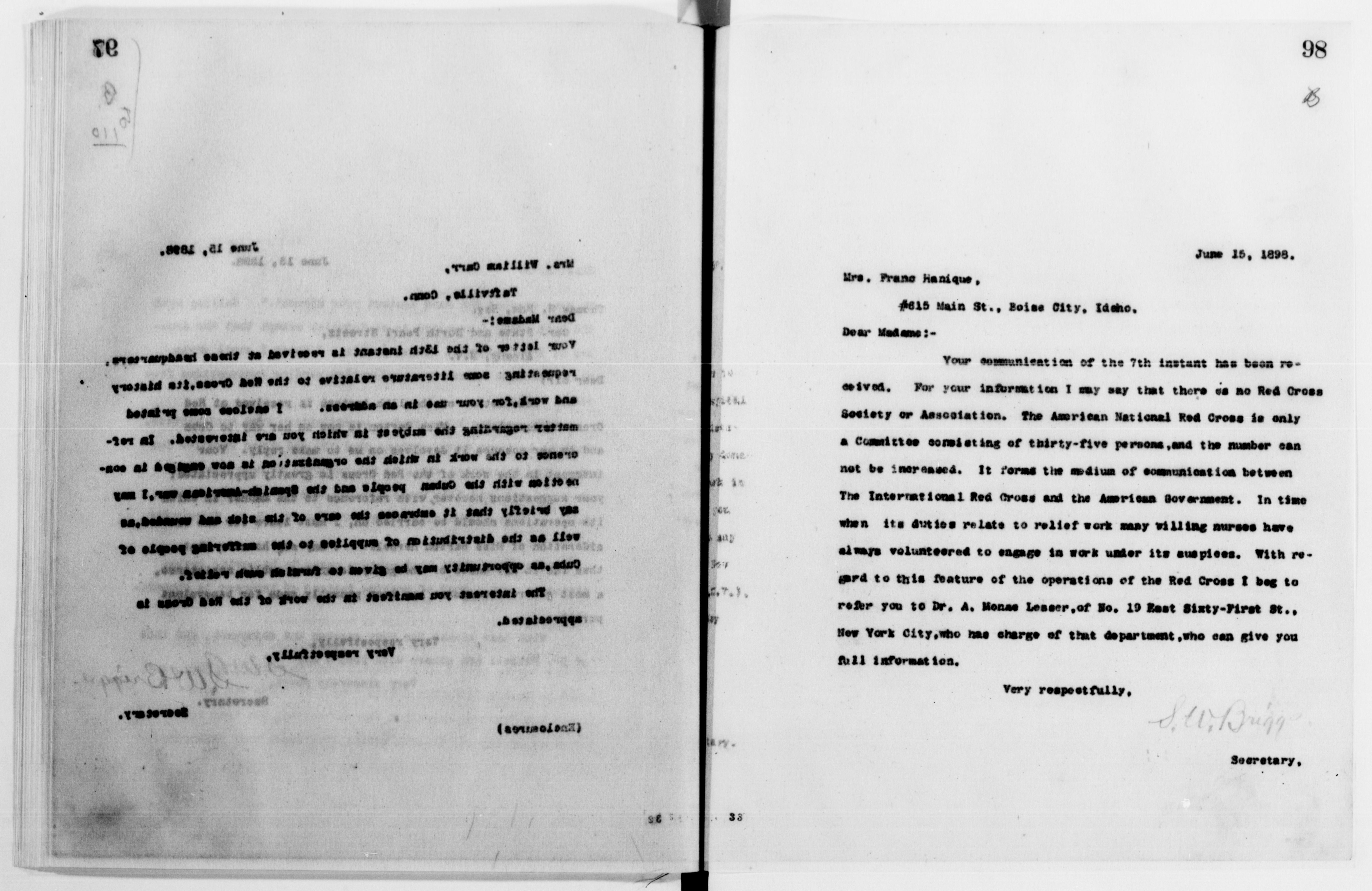 Scanned image of the current content page