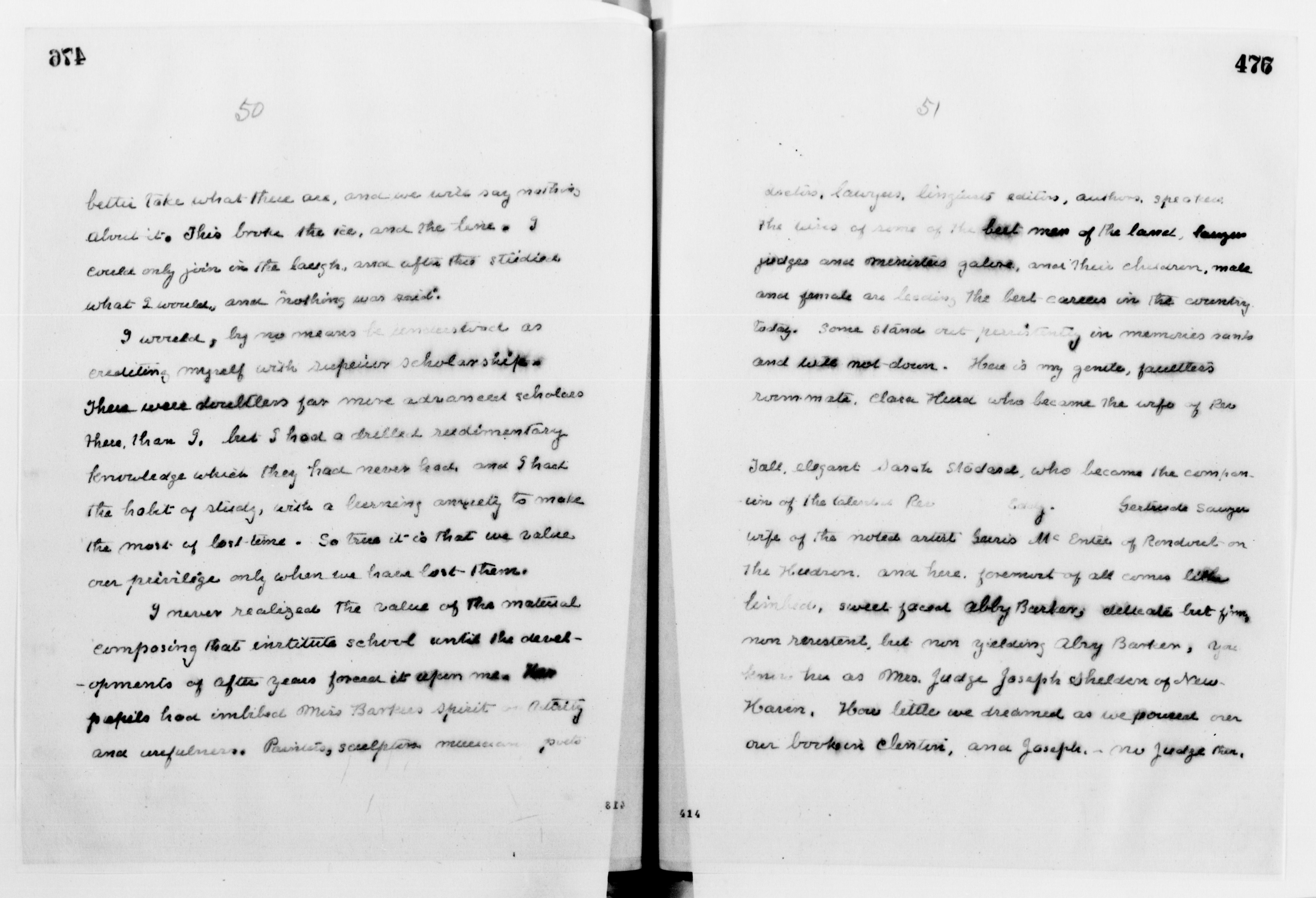 Scanned image of the current content page