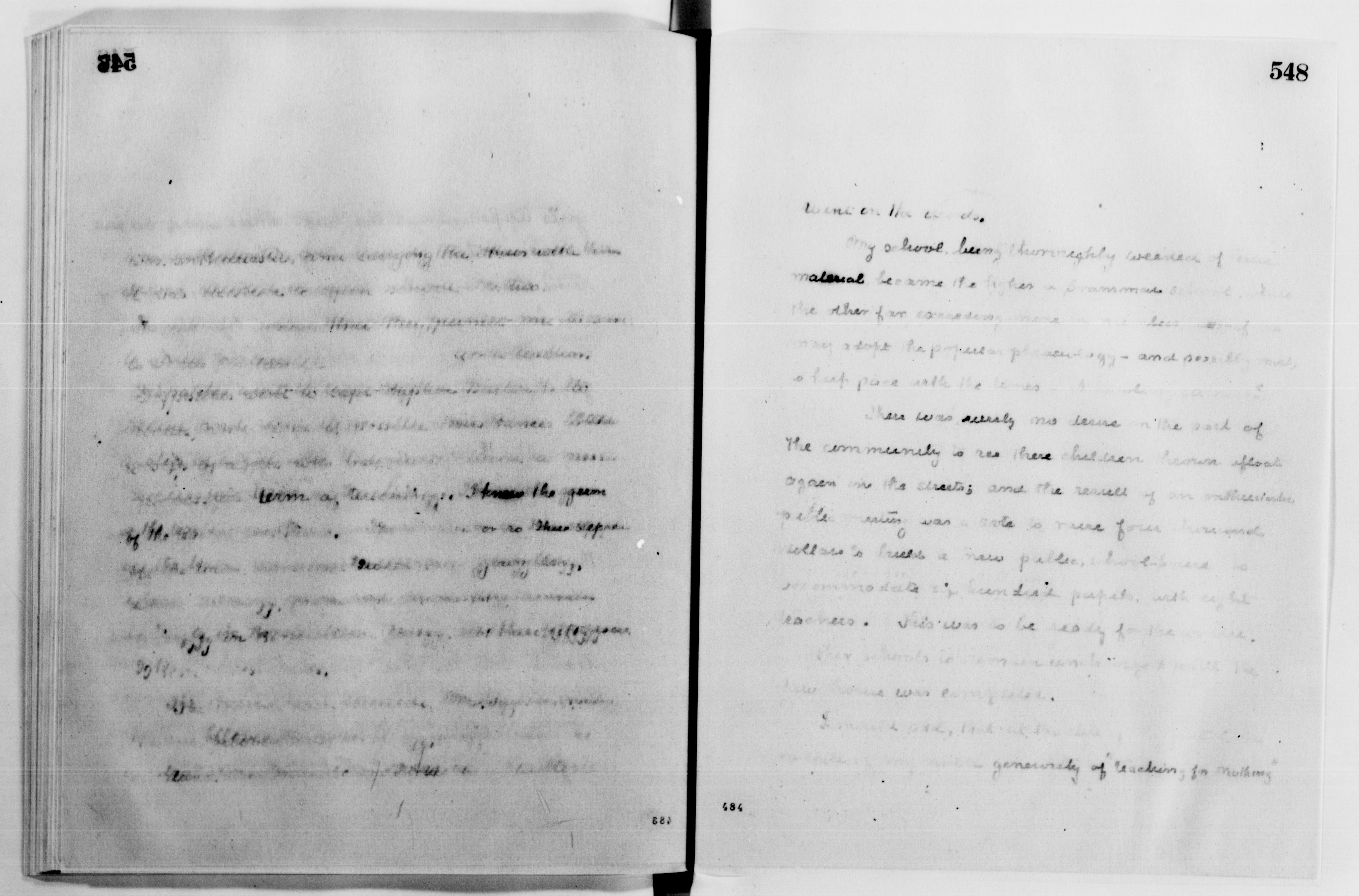 Scanned image of the current content page