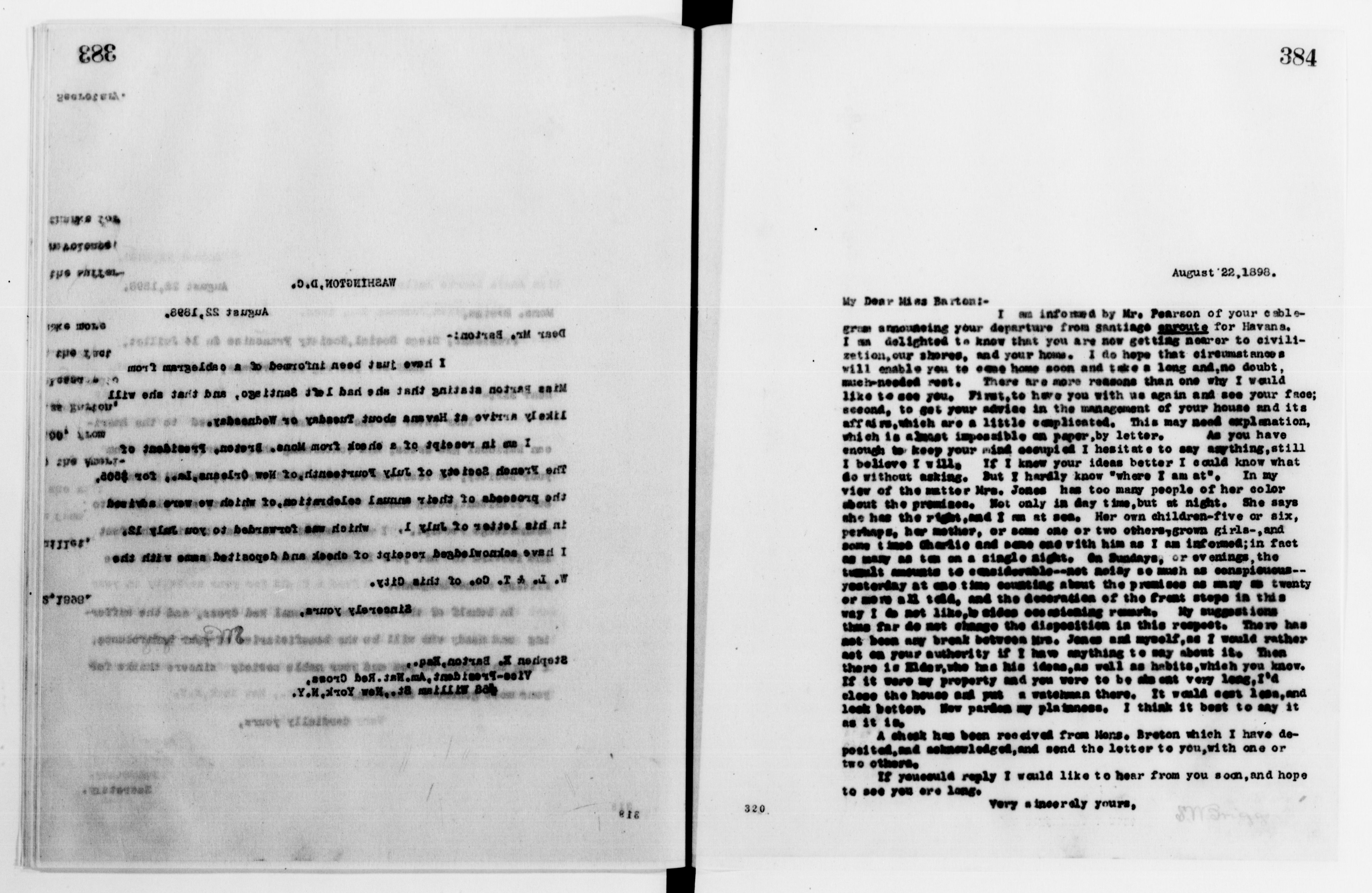 Scanned image of the current content page