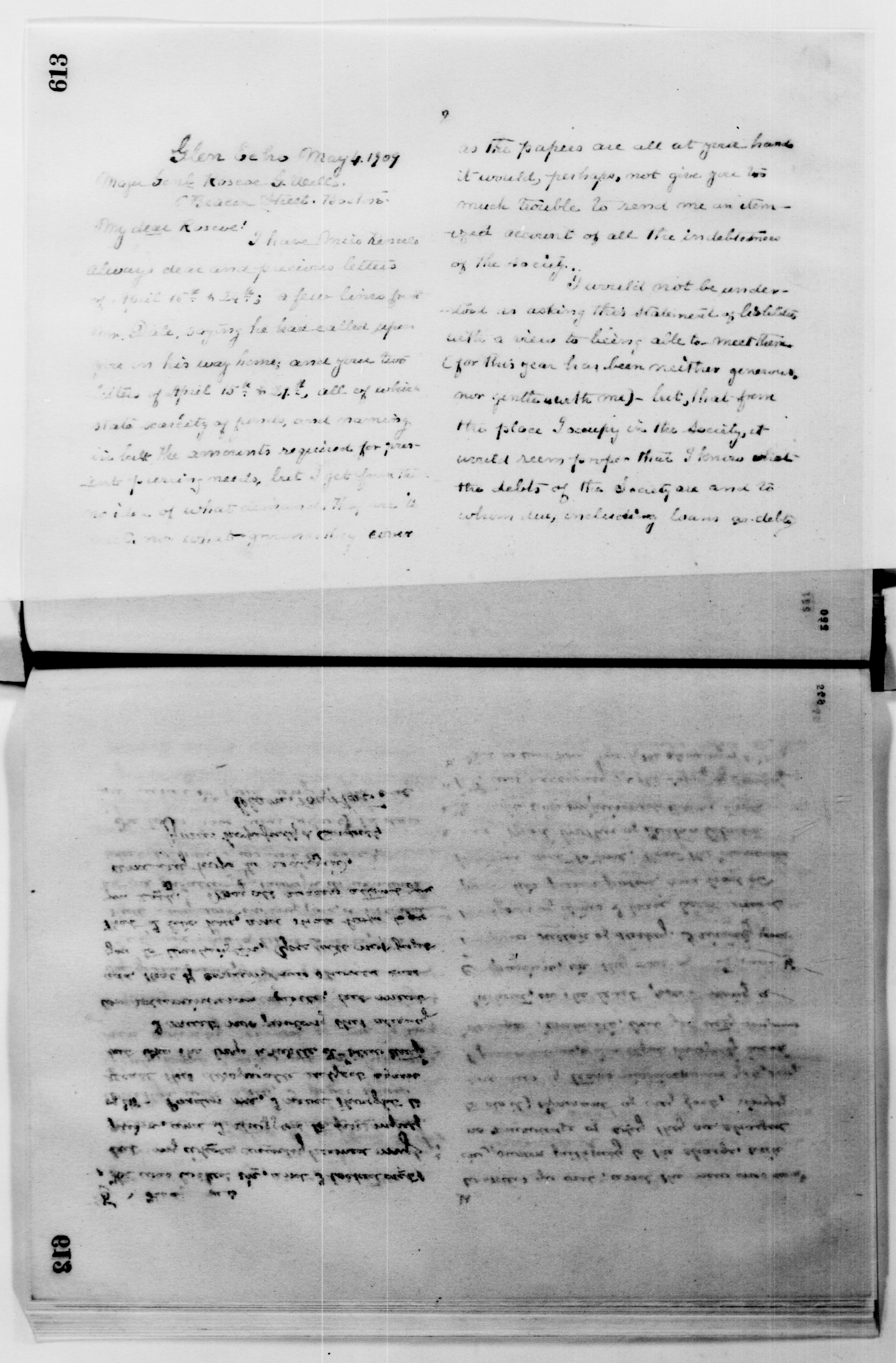 Scanned image of the current content page