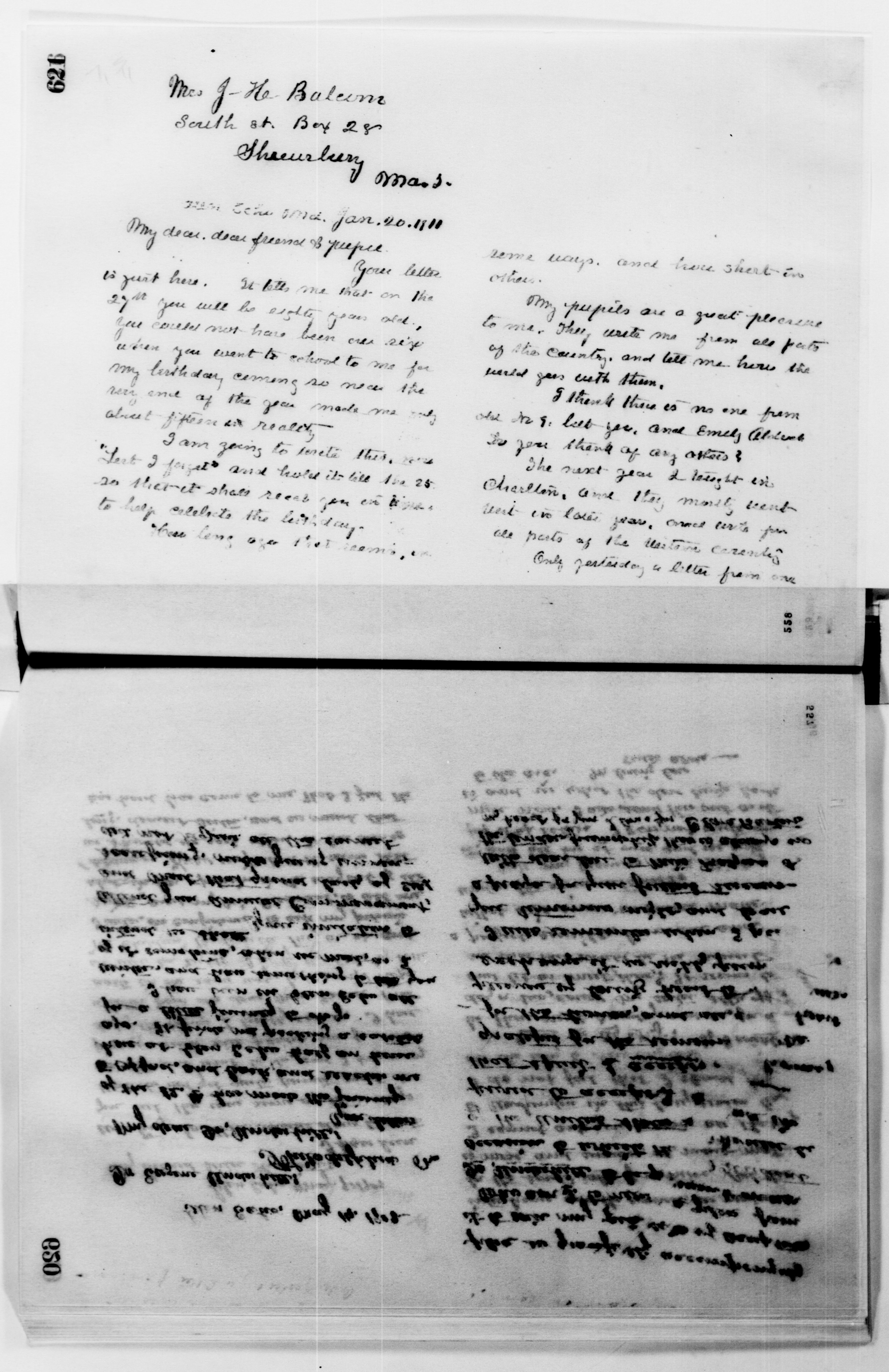 Scanned image of the current content page