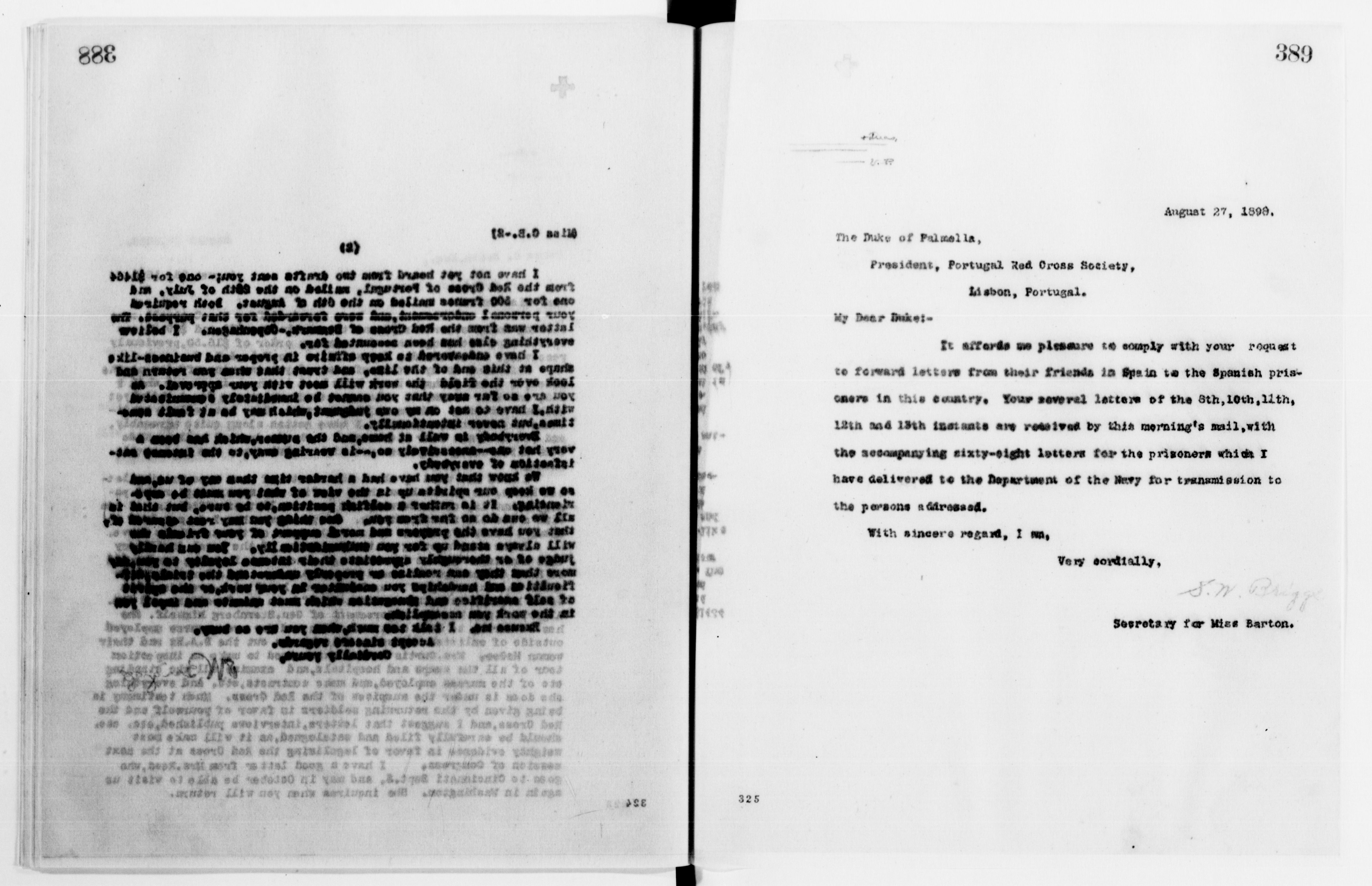 Scanned image of the current content page