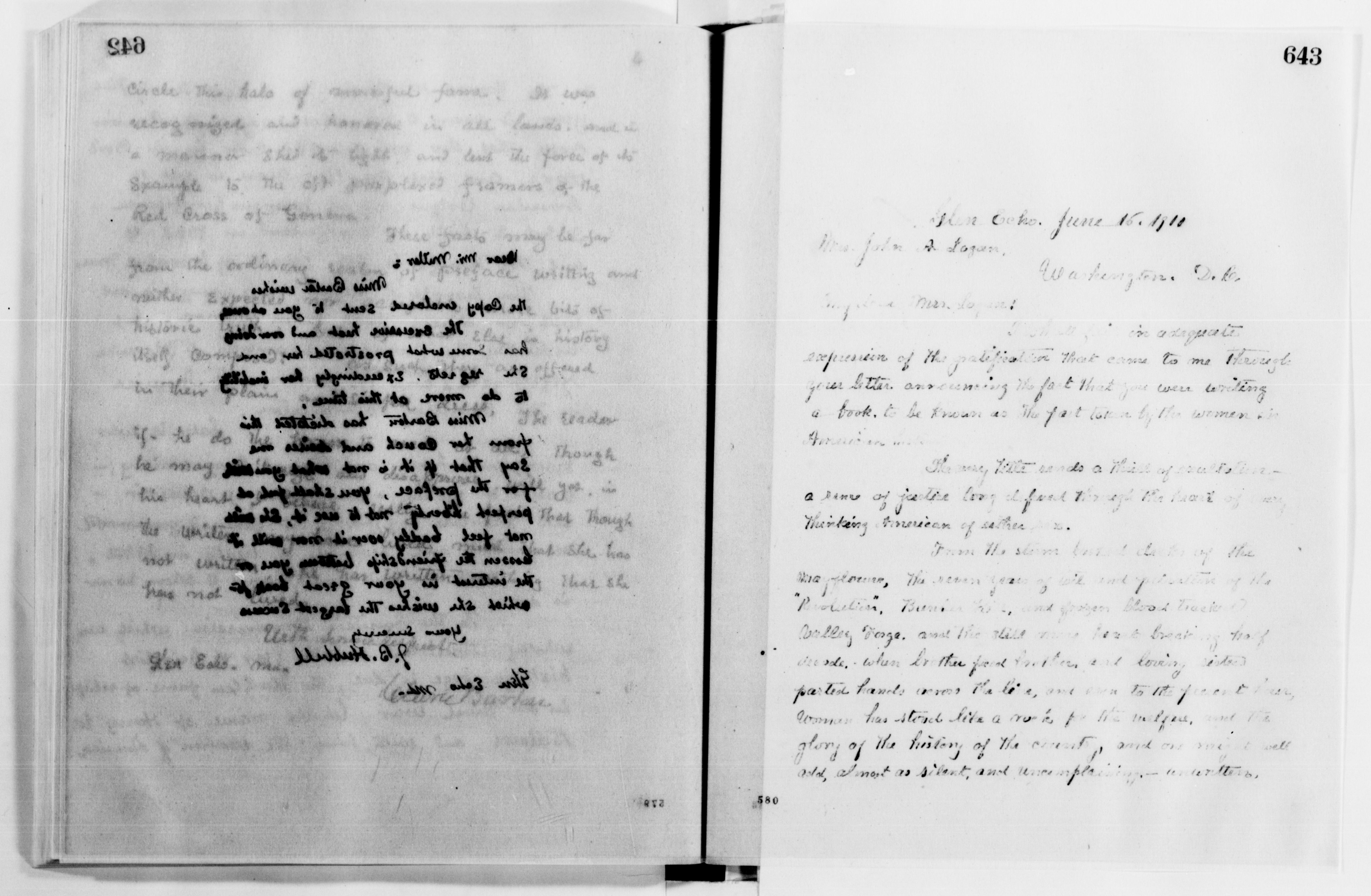 Scanned image of the current content page