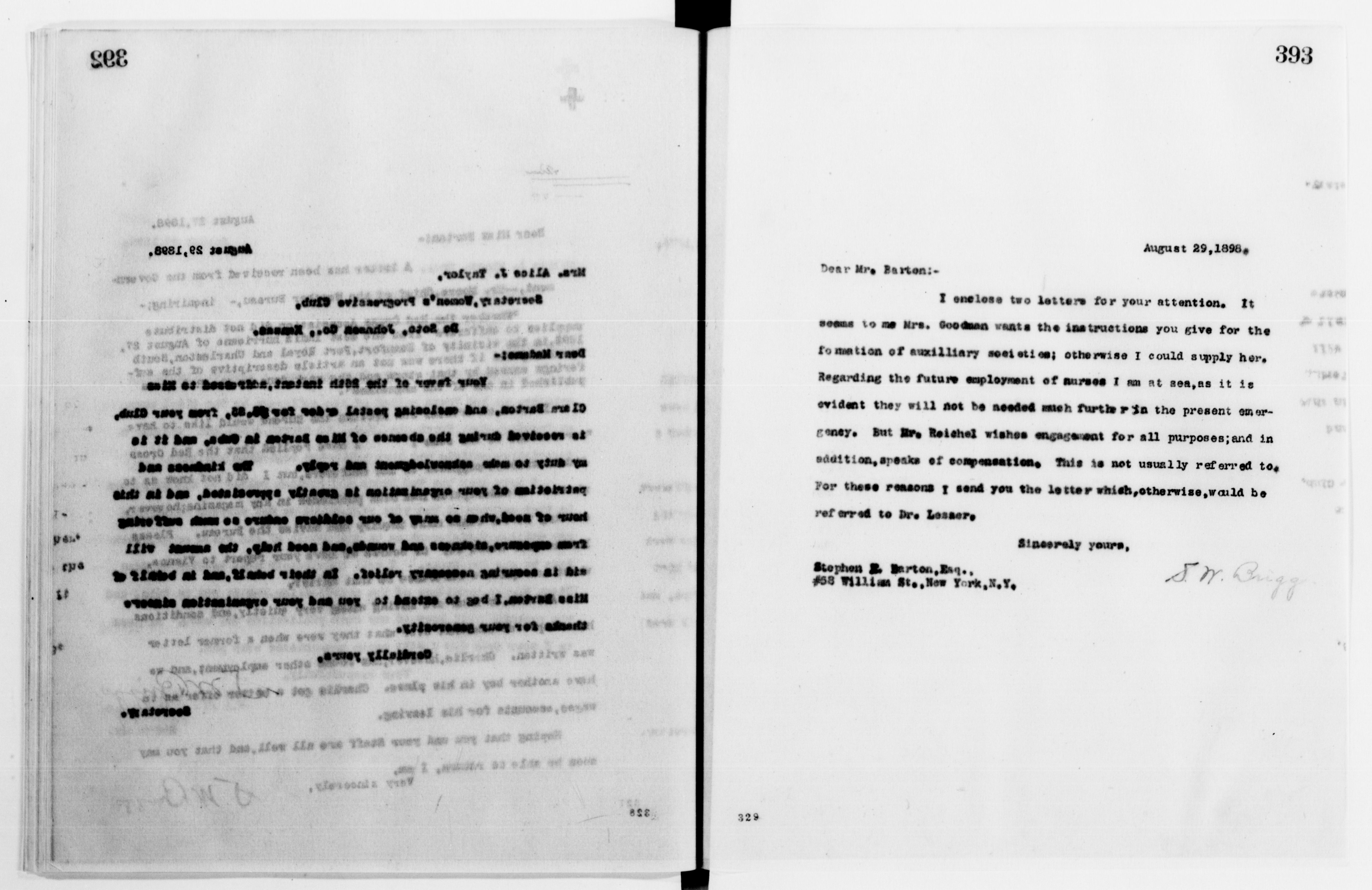 Scanned image of the current content page