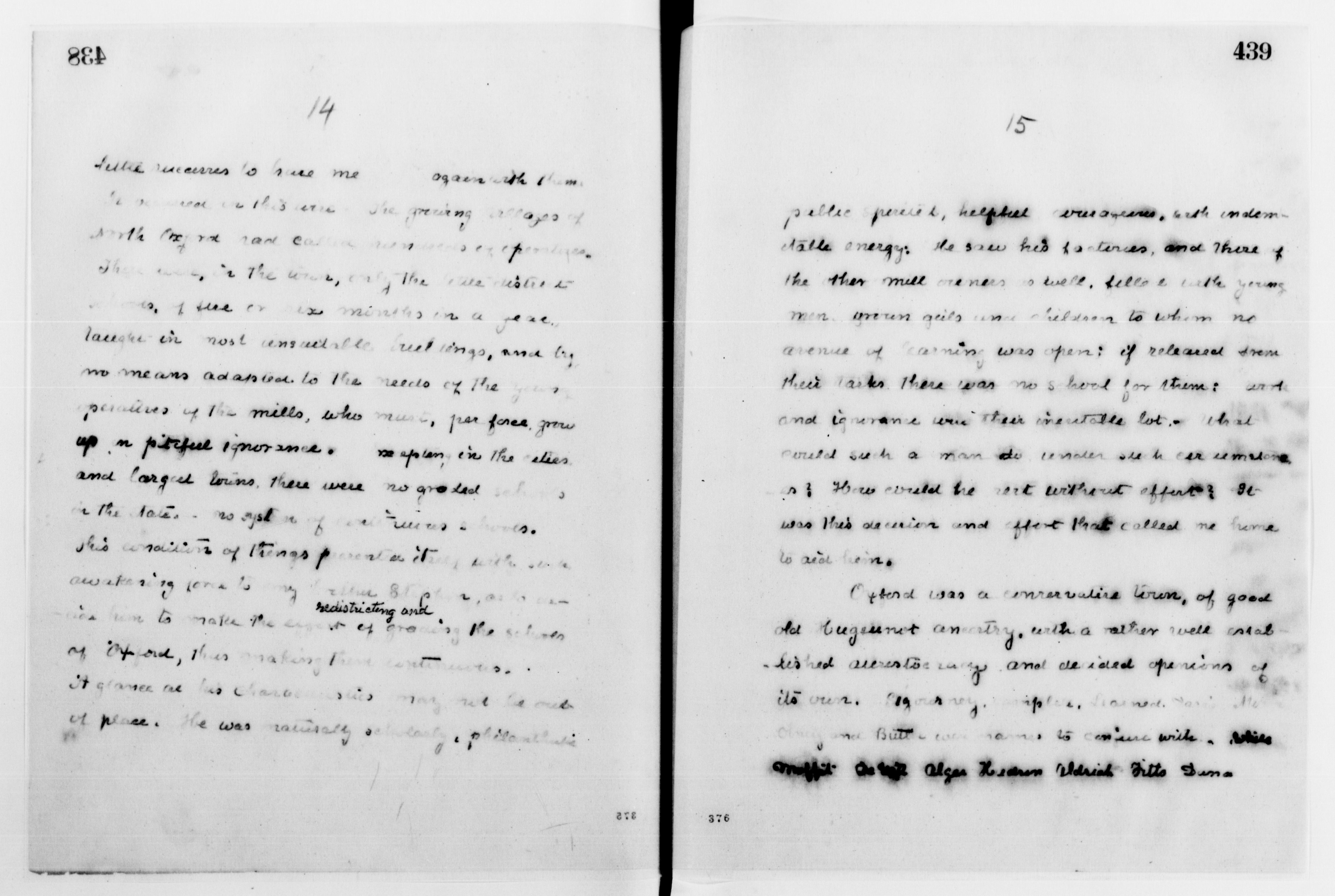 Scanned image of the current content page