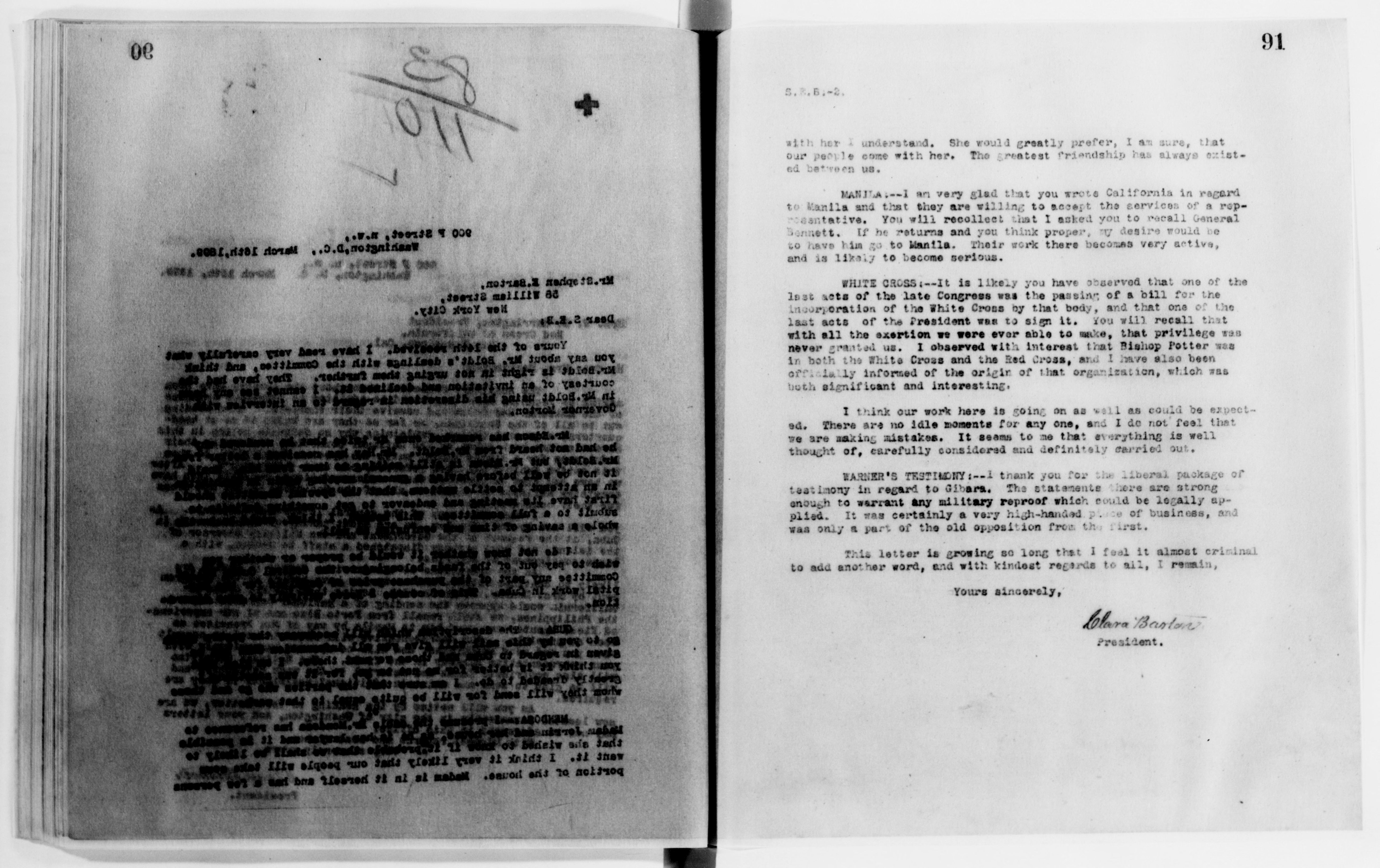 Scanned image of the current content page