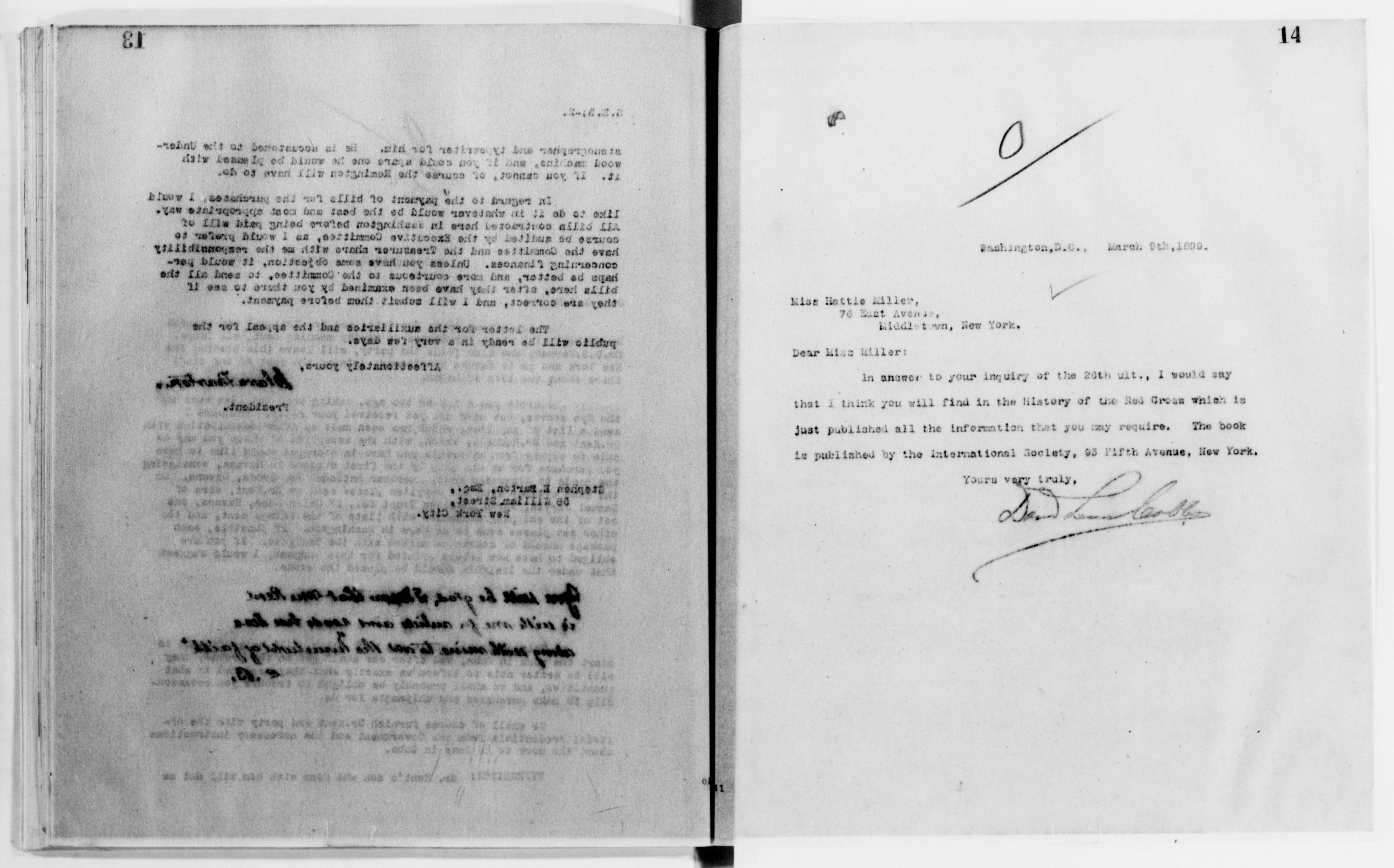 Scanned image of the current content page