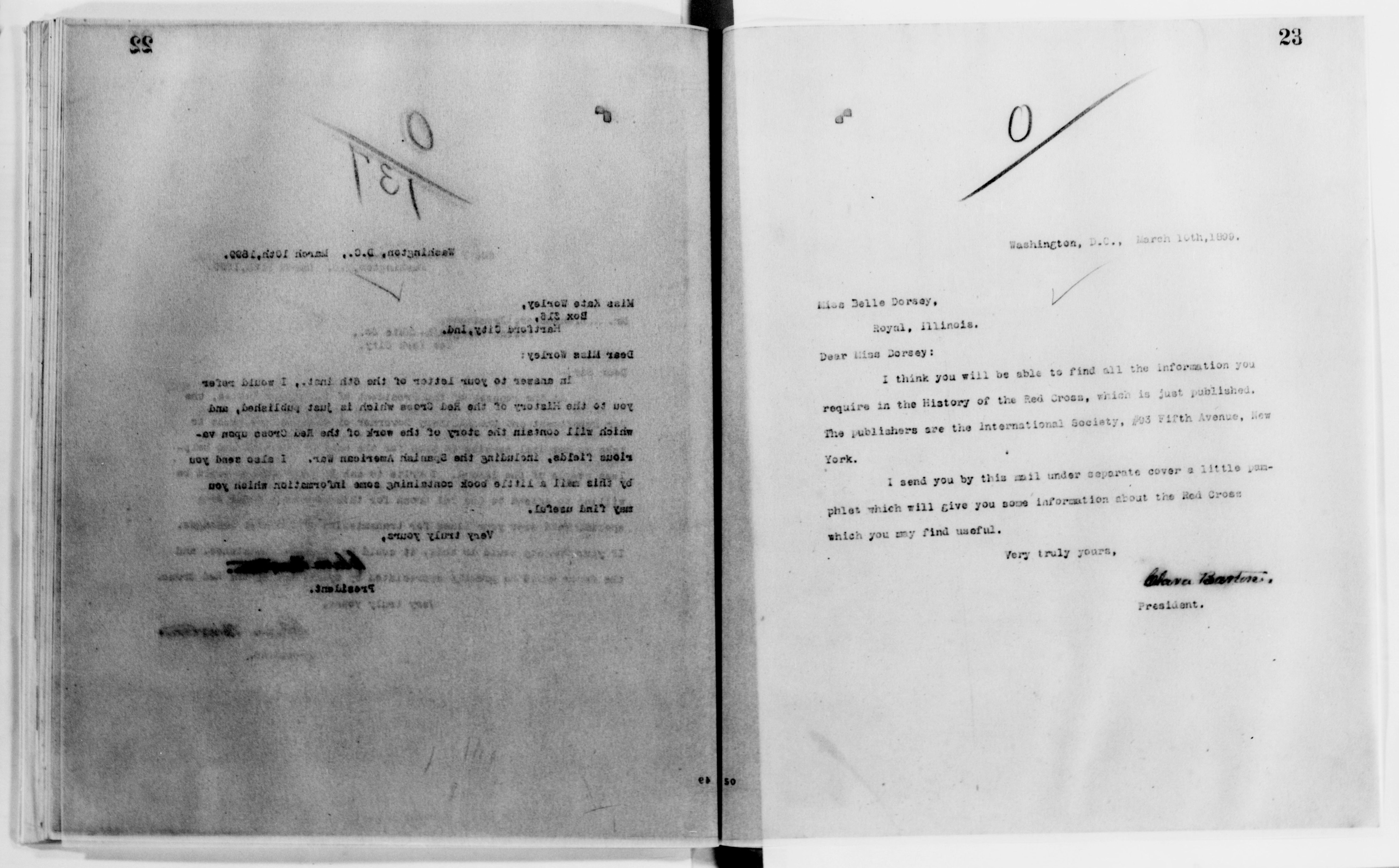 Scanned image of the current content page