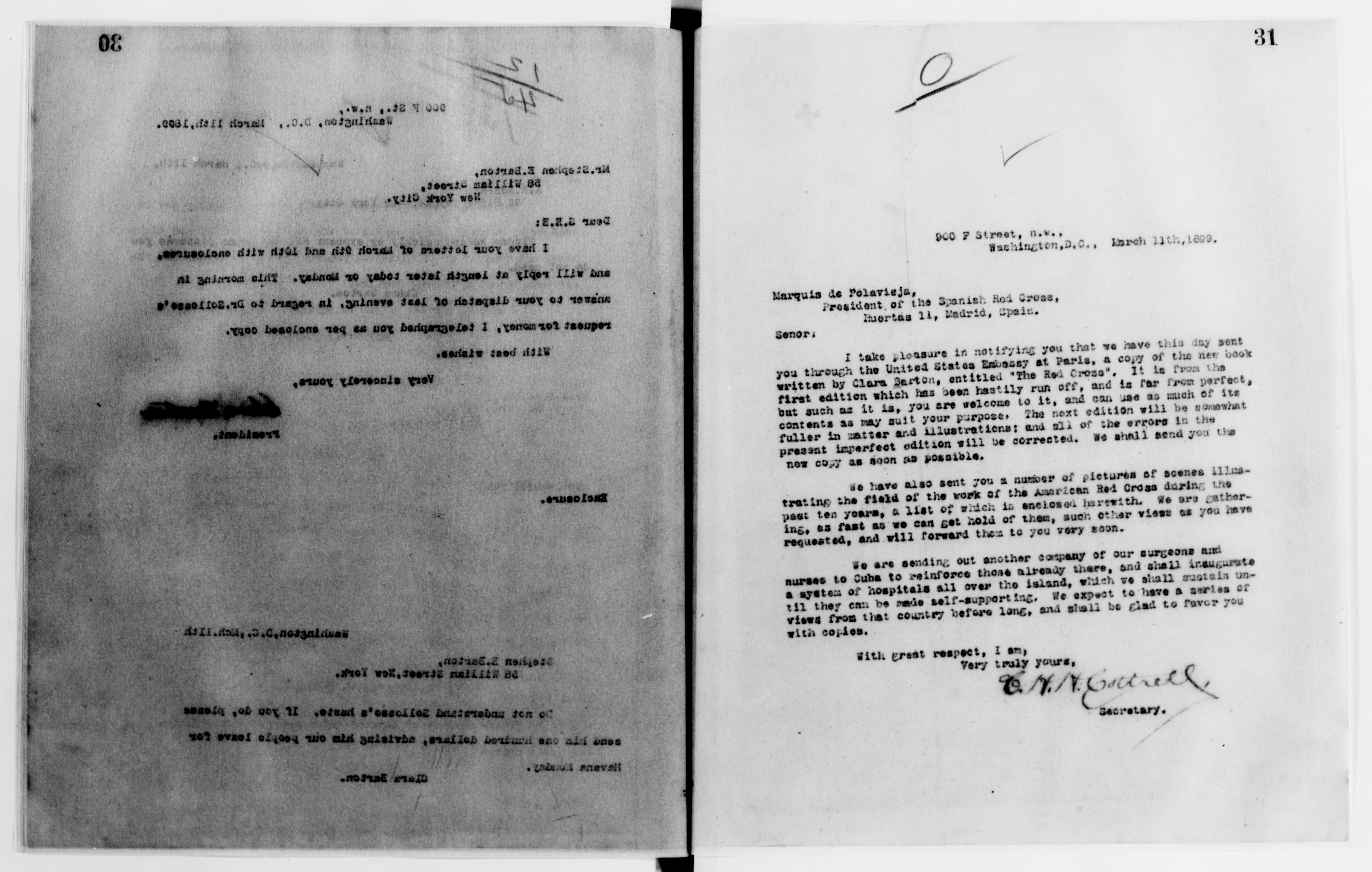 Scanned image of the current content page