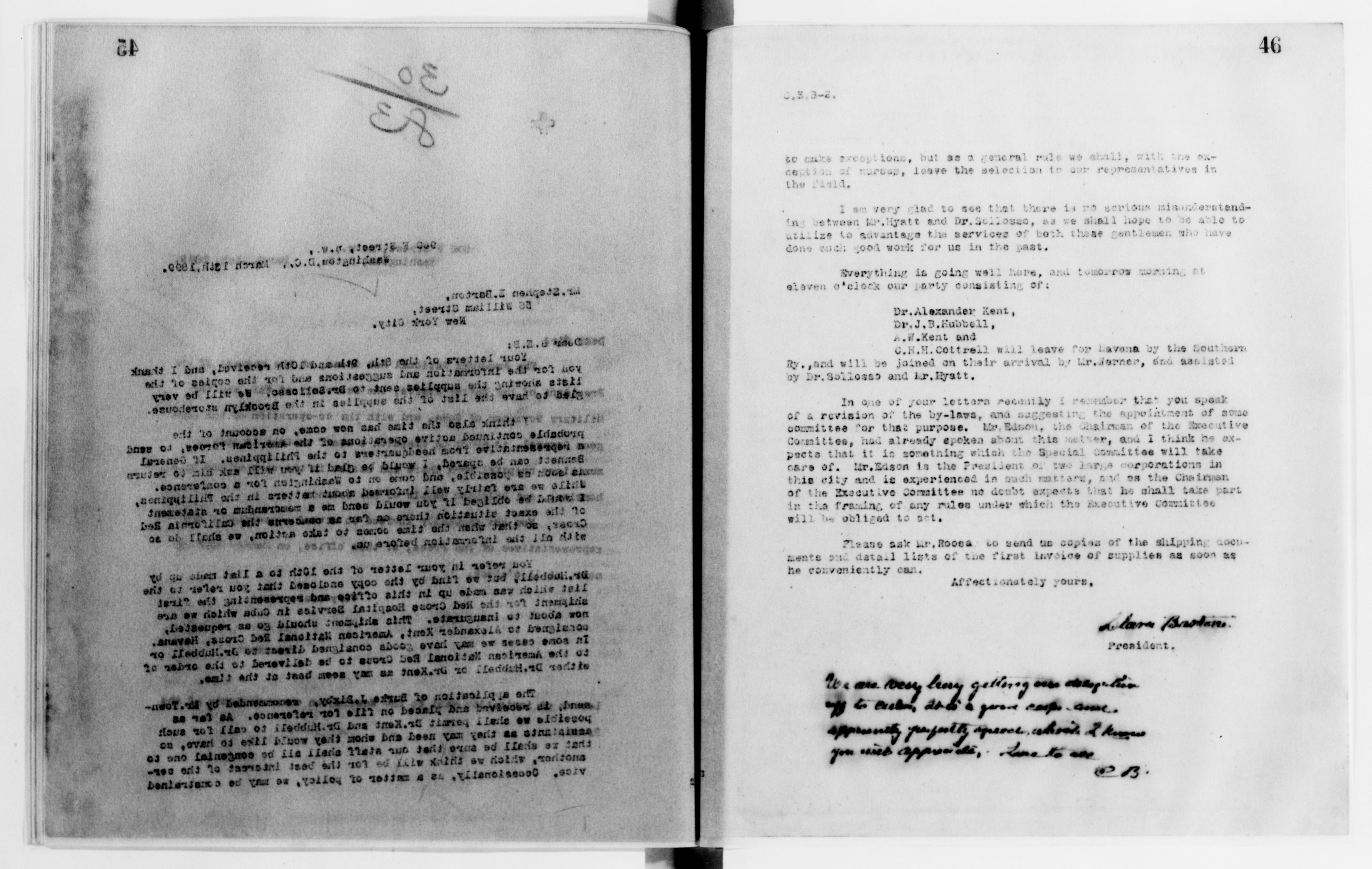 Scanned image of the current content page