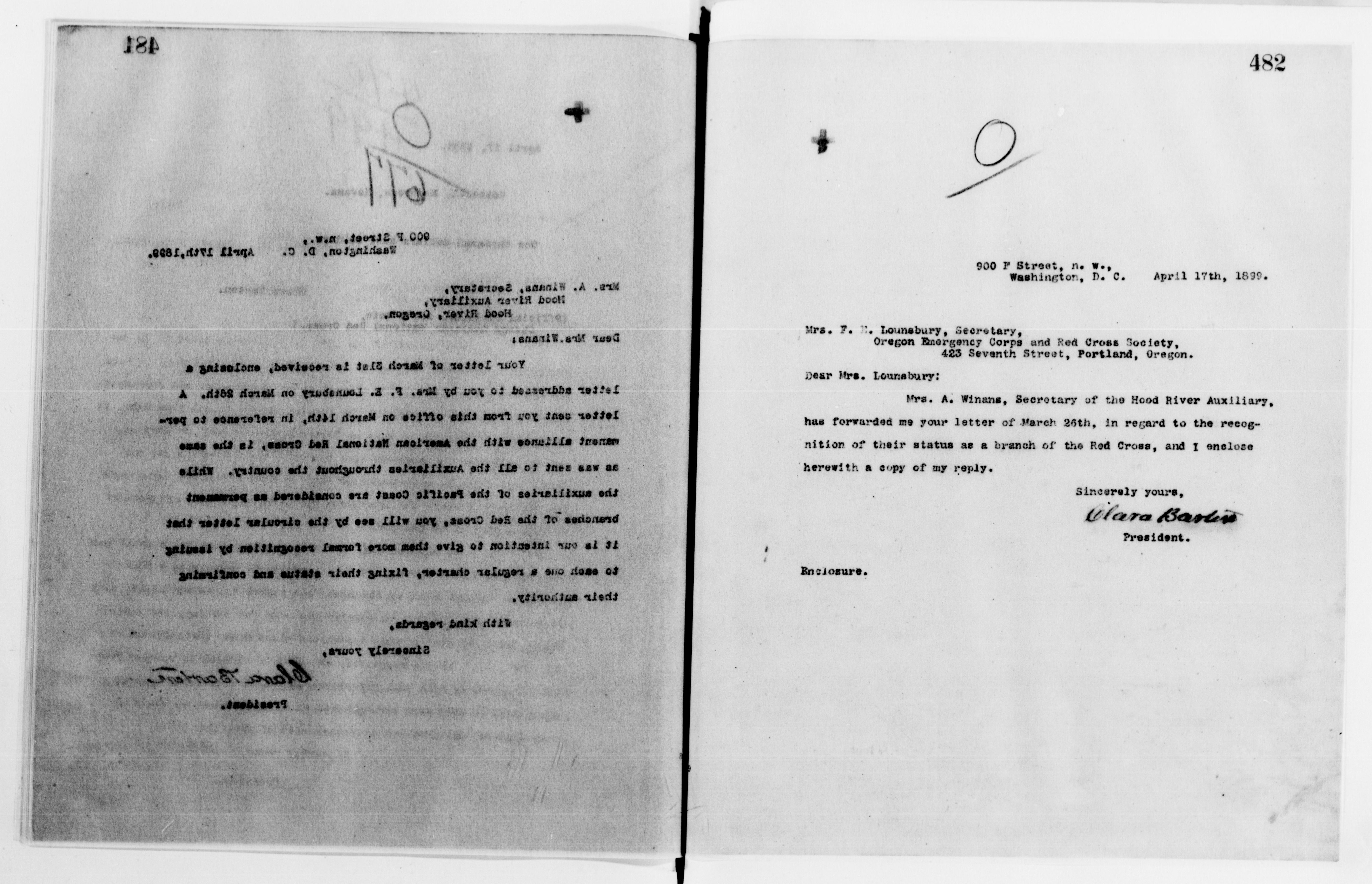 Scanned image of the current content page