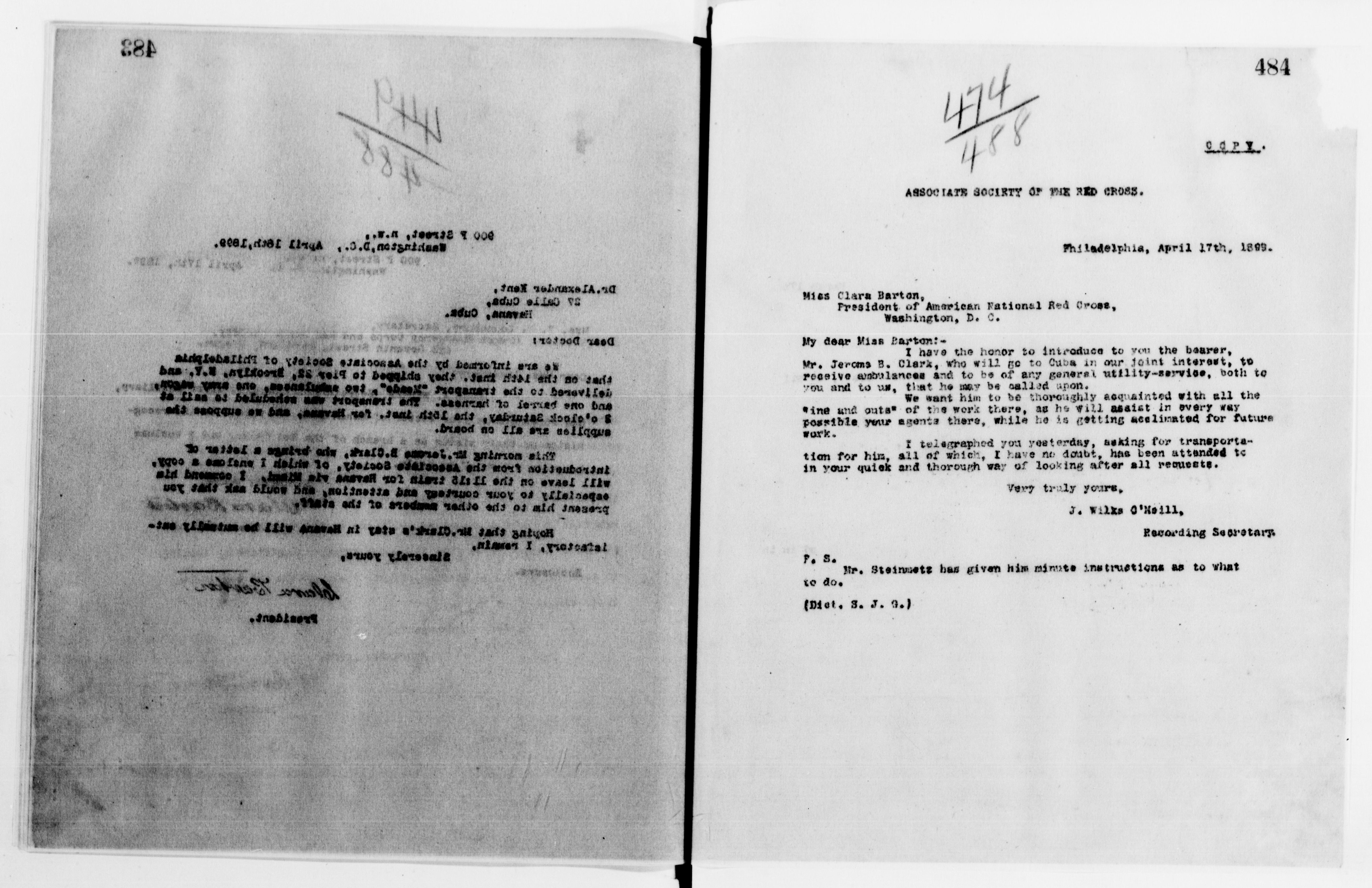 Scanned image of the current content page