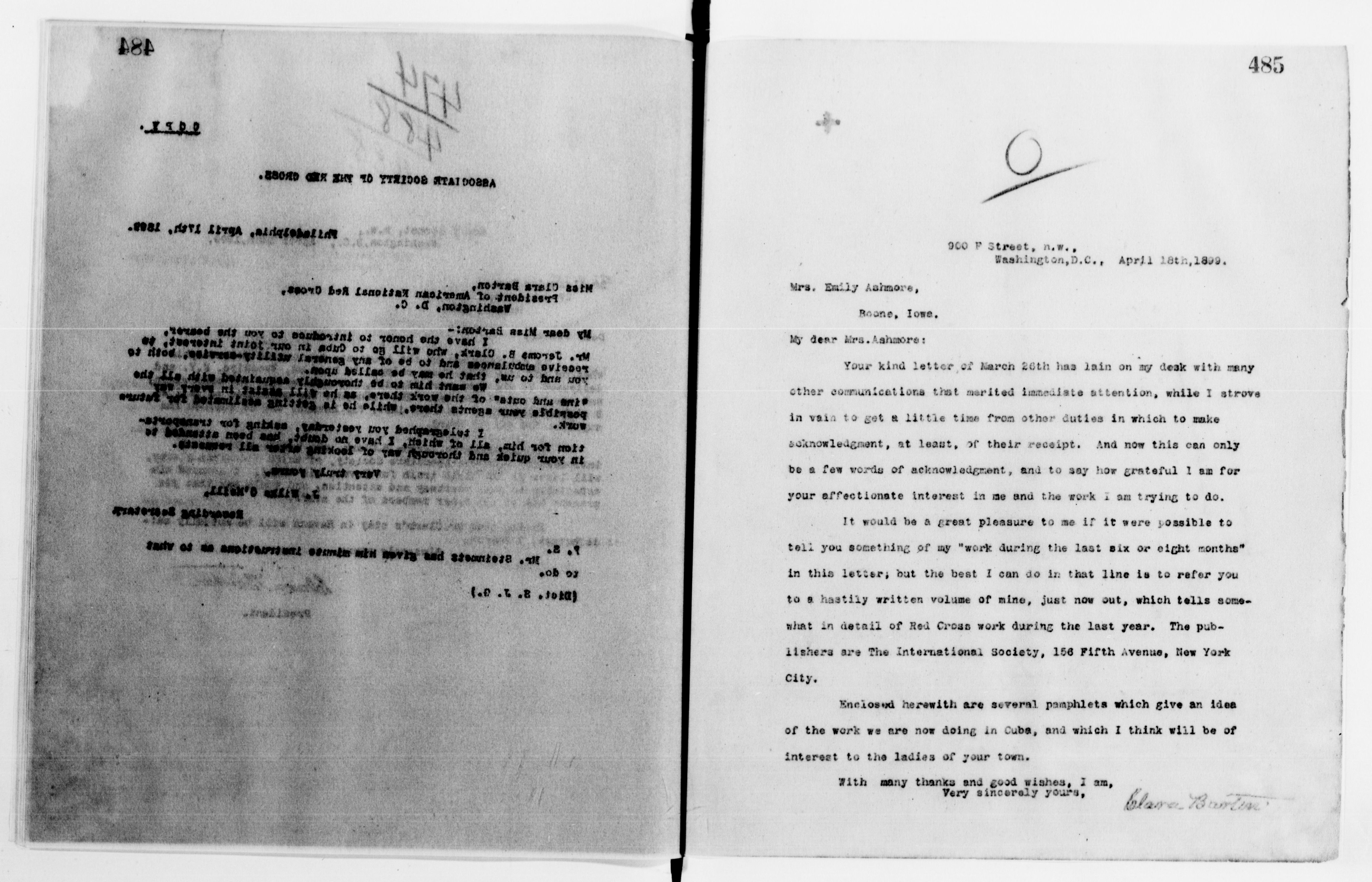 Scanned image of the current content page