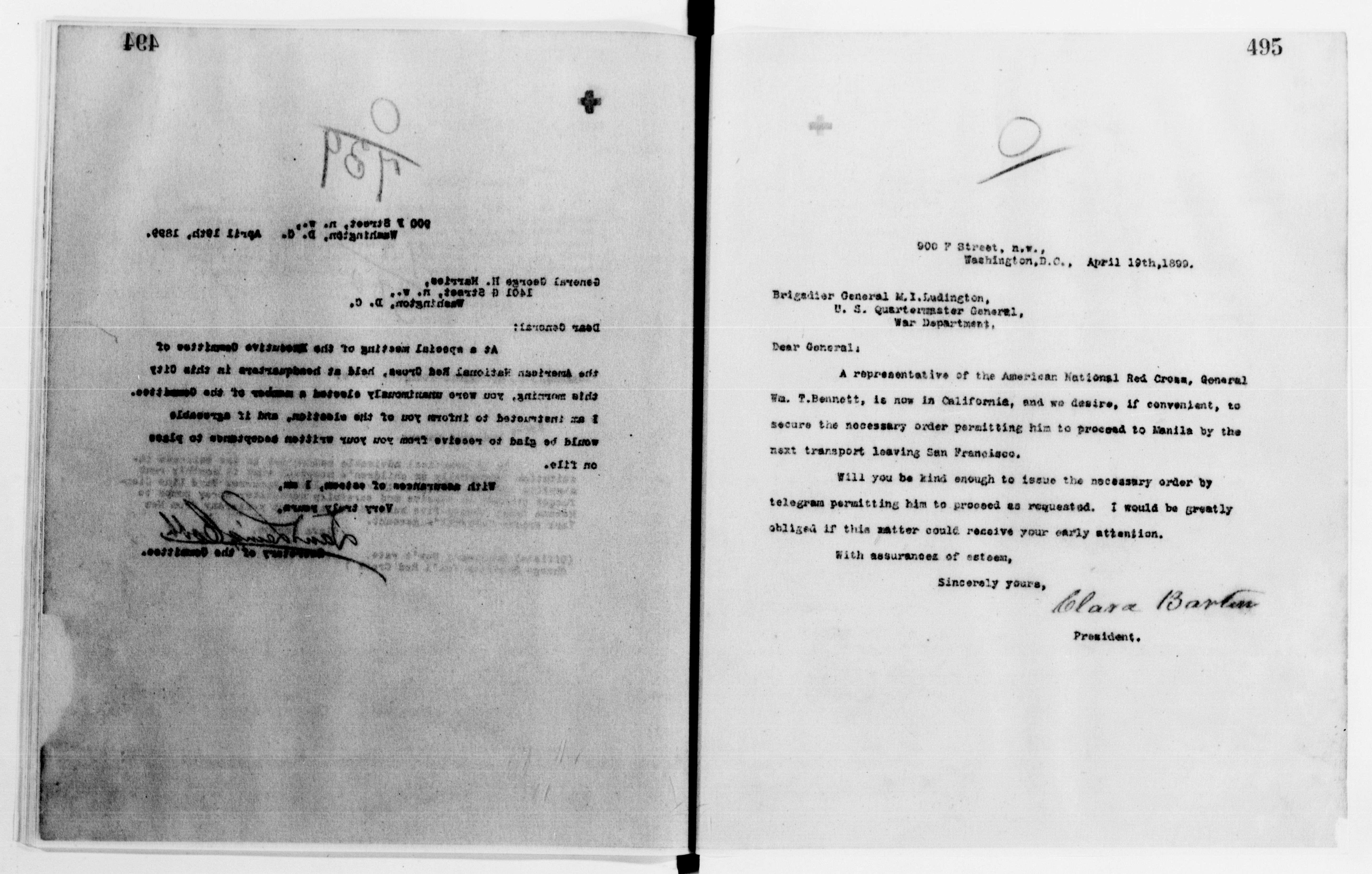 Scanned image of the current content page