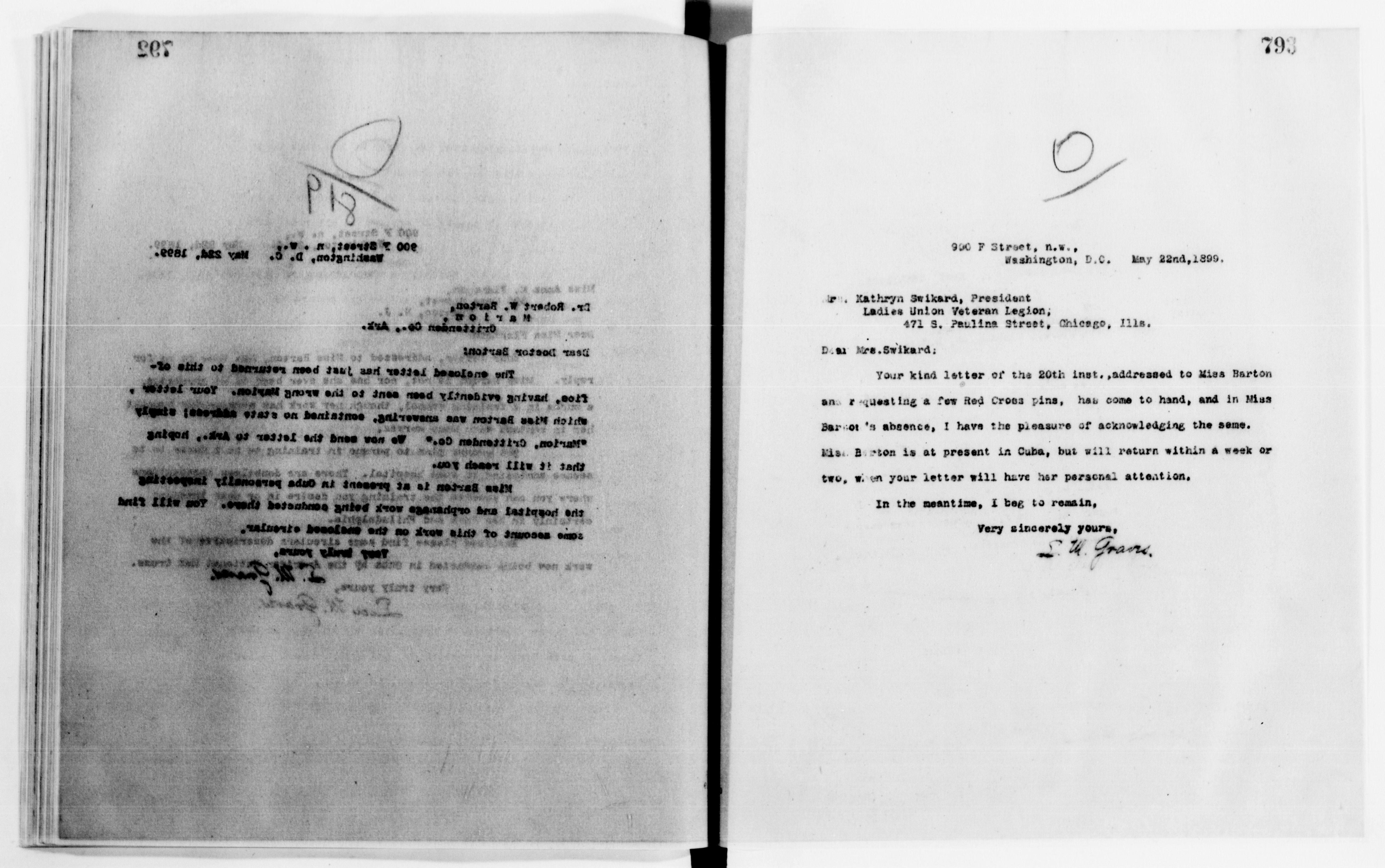 Scanned image of the current content page