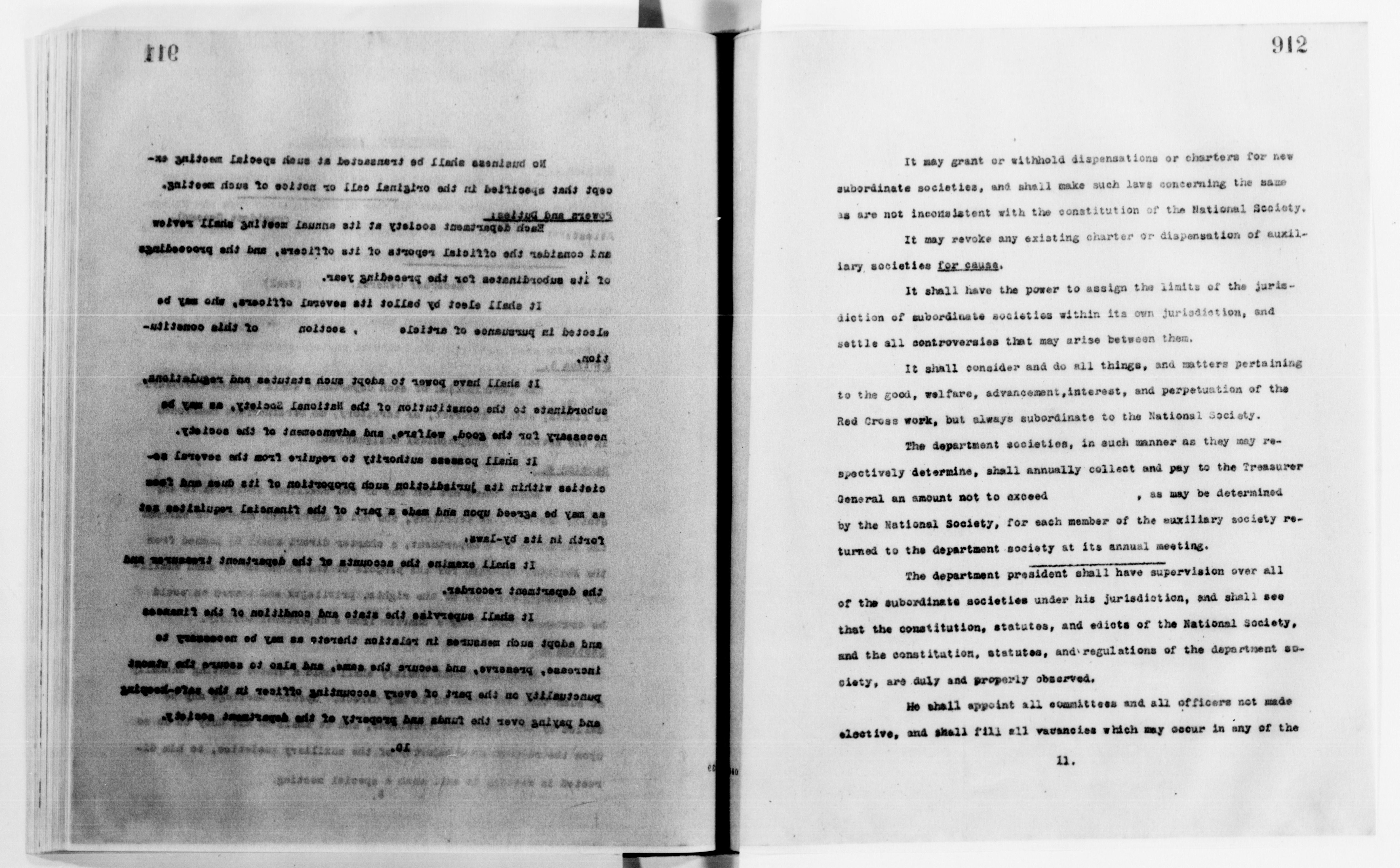 Scanned image of the current content page