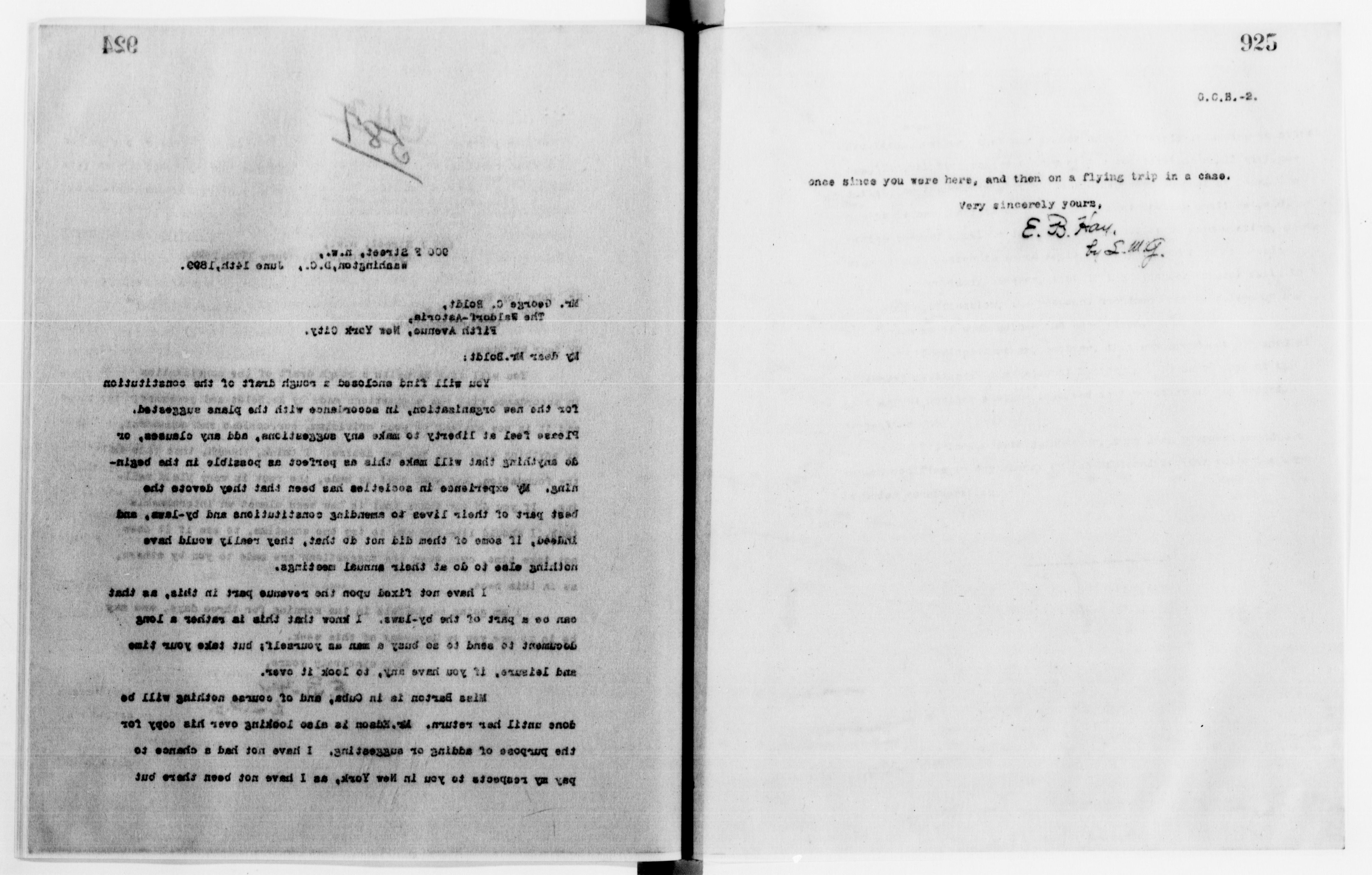 Scanned image of the current content page