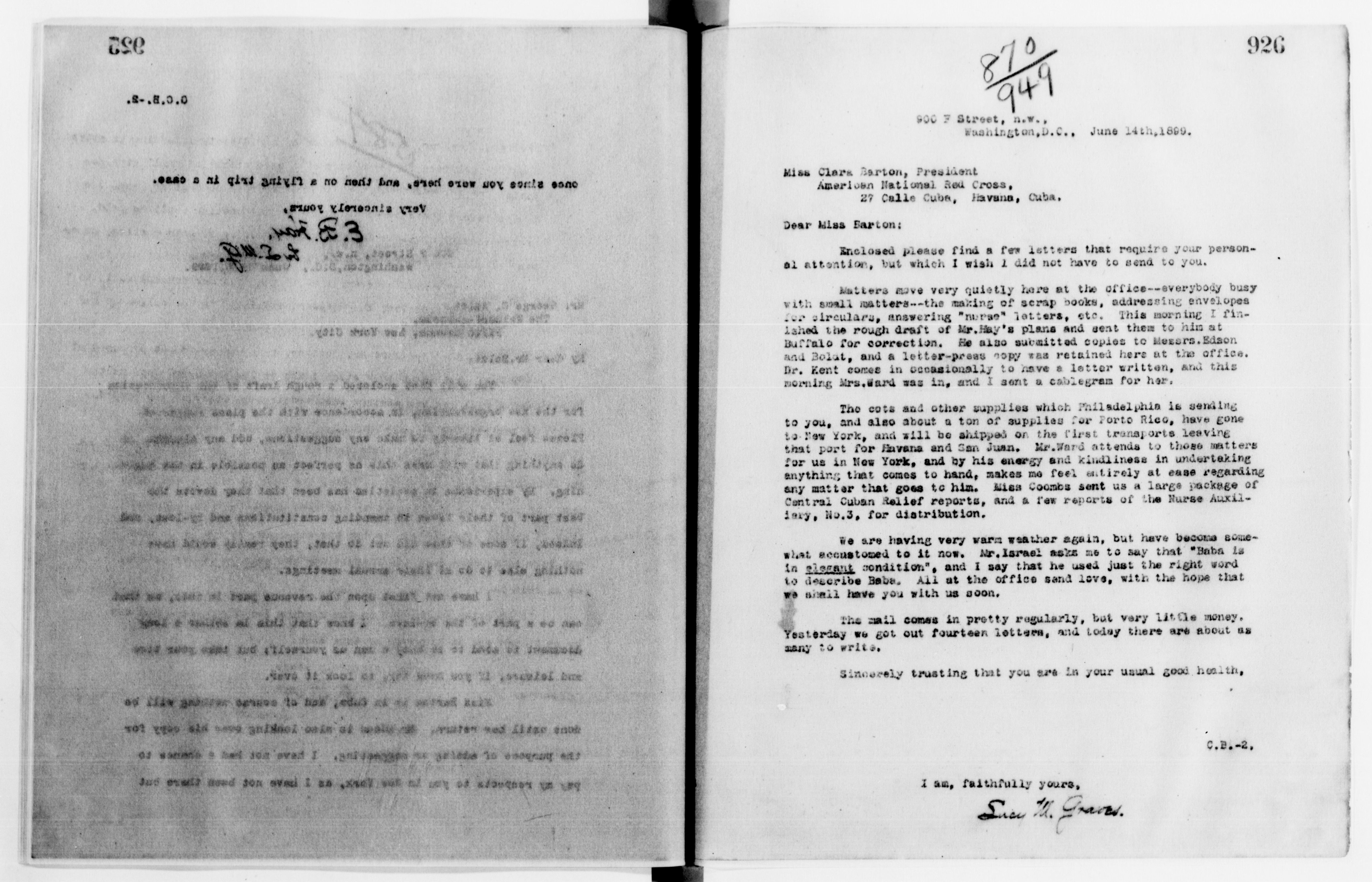 Scanned image of the current content page