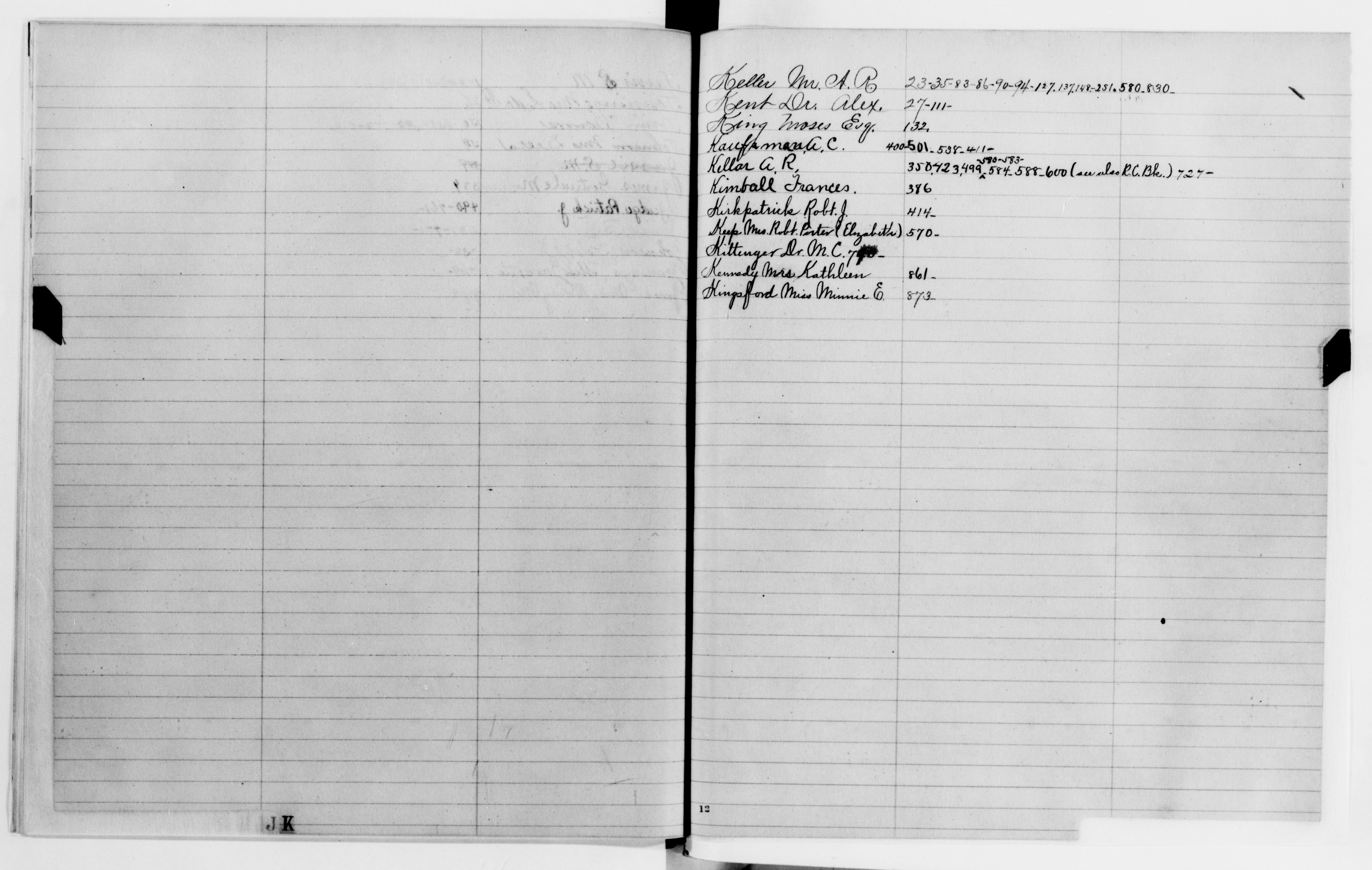 Scanned image of the current content page