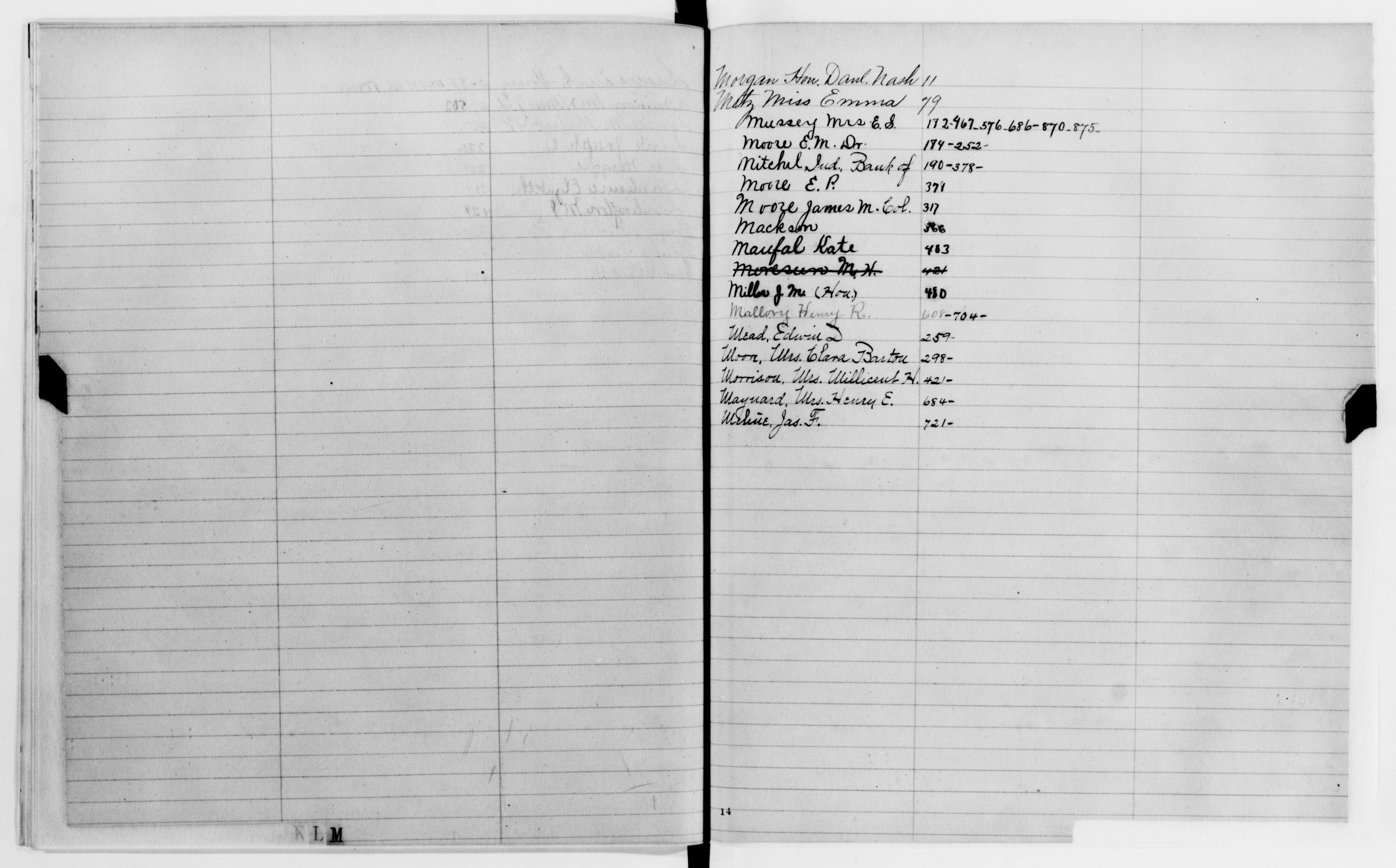 Scanned image of the current content page