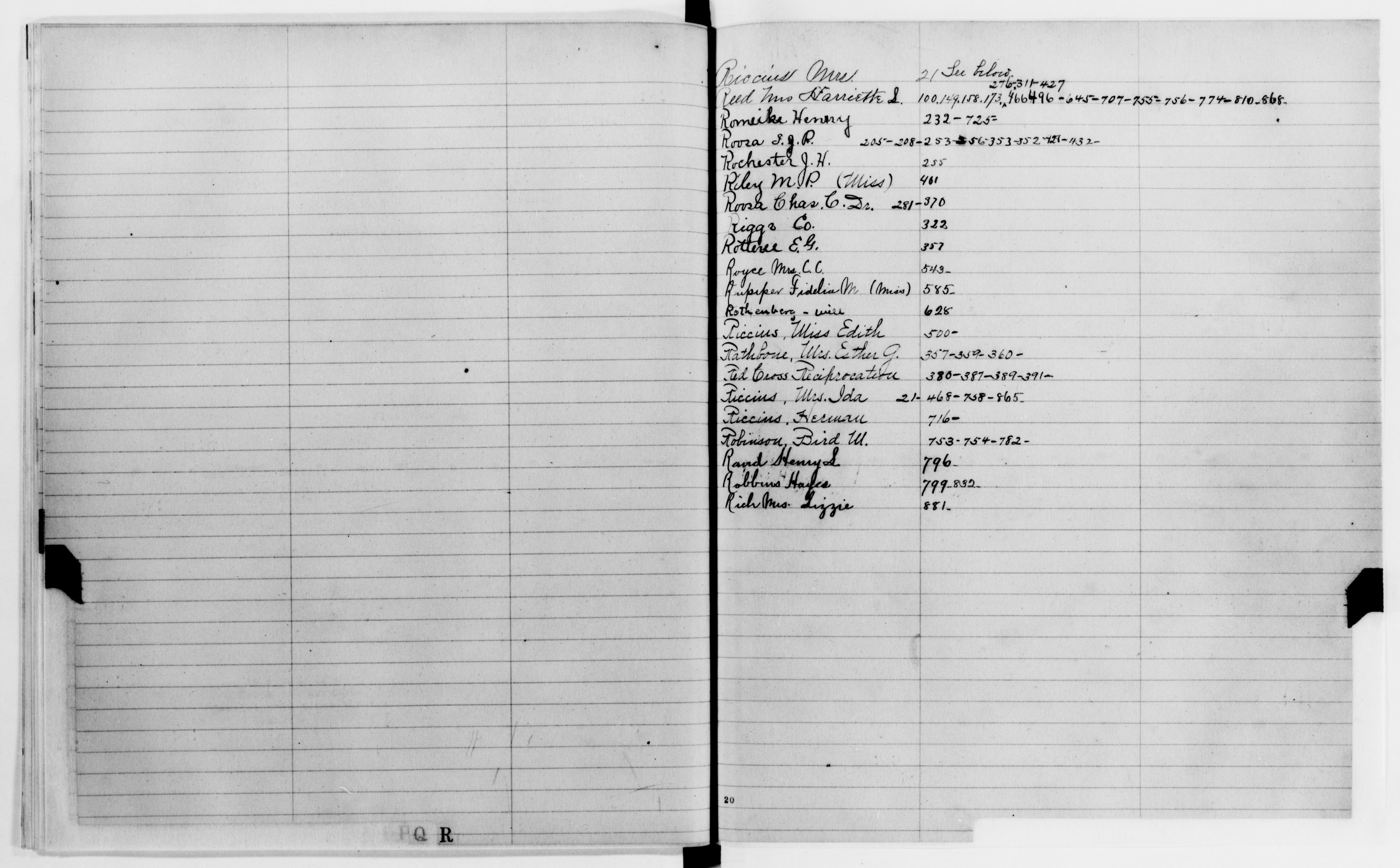 Scanned image of the current content page
